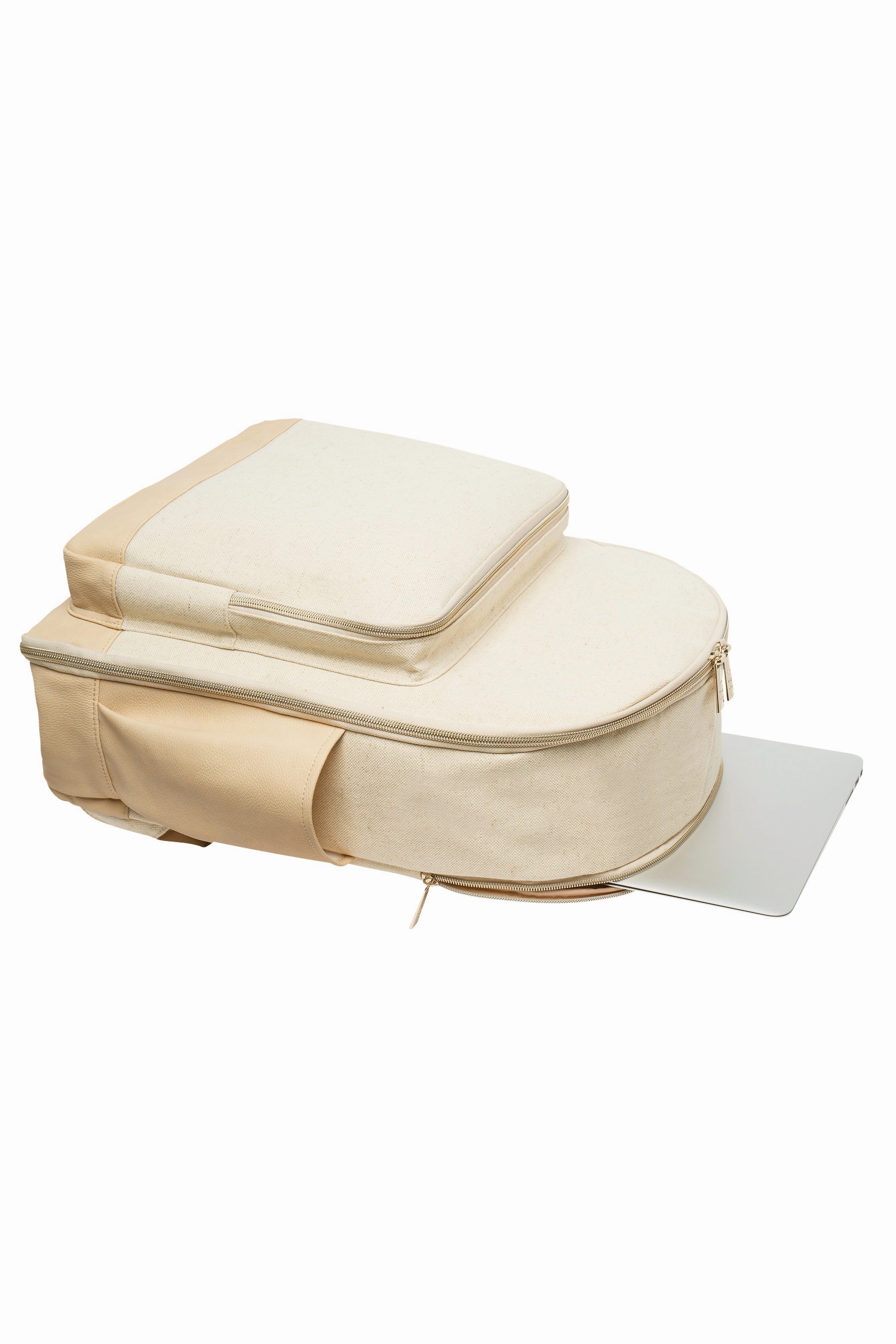 The Travel Backpack in Beige