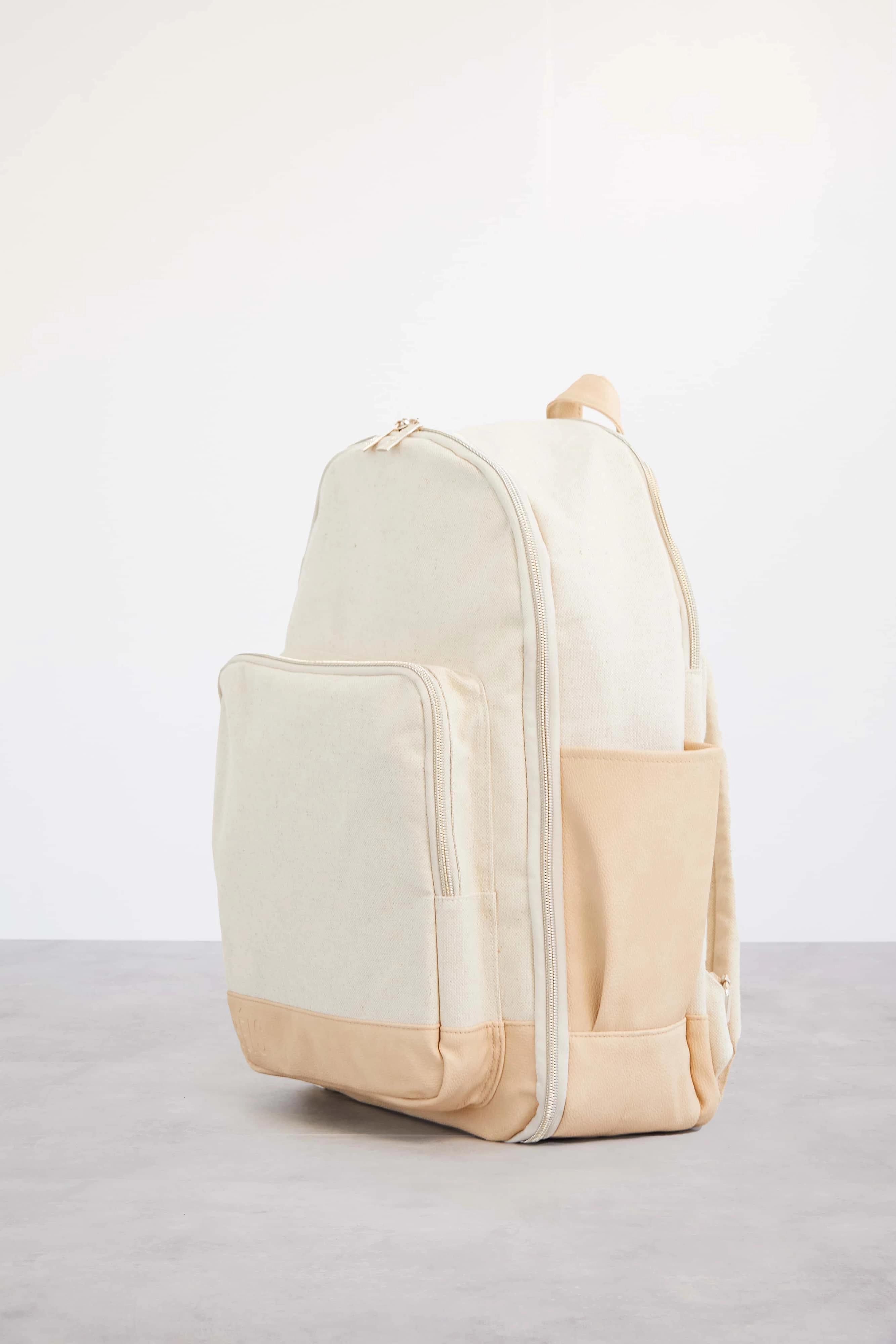 The Travel Backpack in Beige