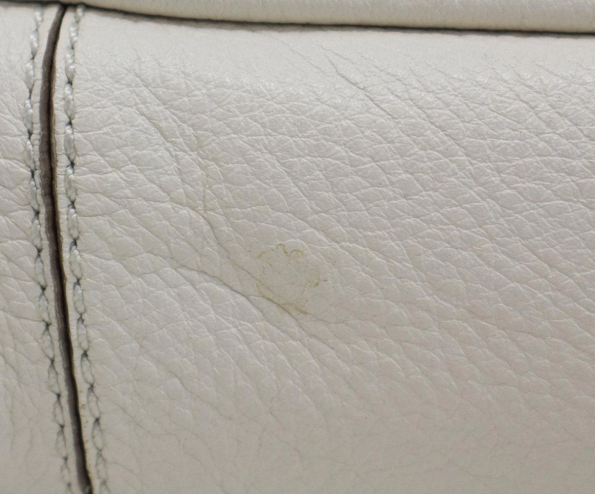 Tod's Bone White Leather Shoulder Bag