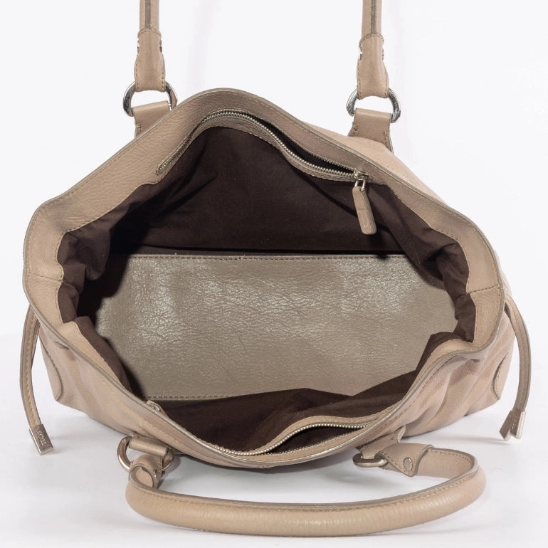 Tod's Grey Leather Restyling D Media Tote Bag