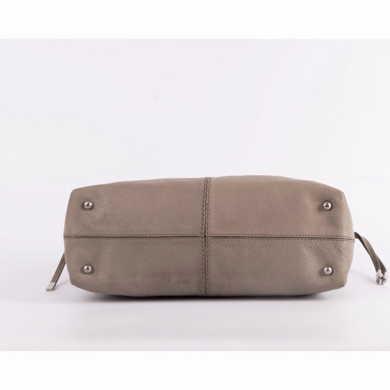 Tod's Grey Leather Restyling D Media Tote Bag