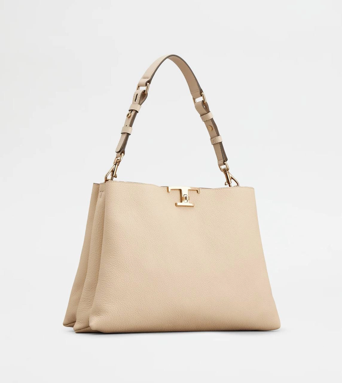 Tods T Timeless Shoulder Bag in Leather Medium
