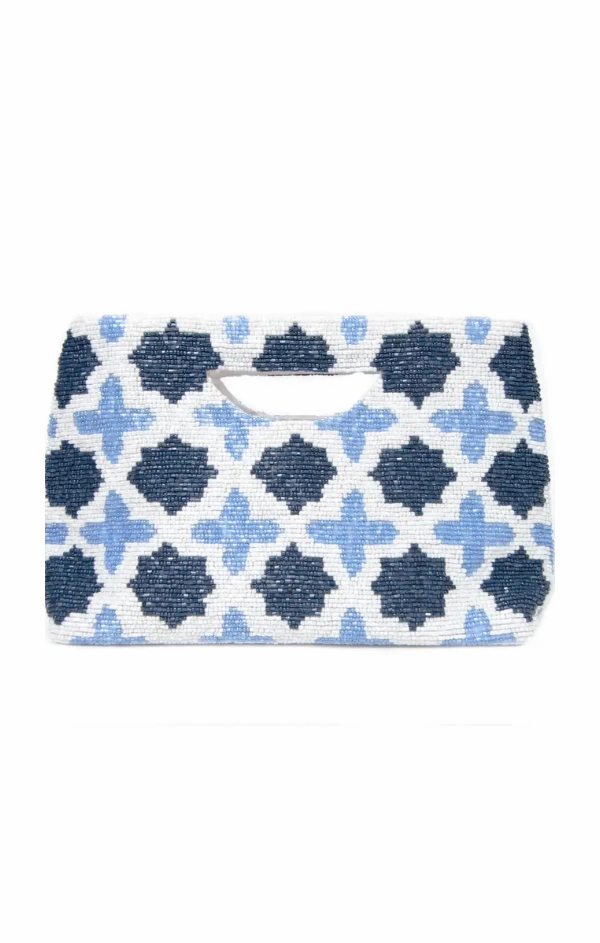 Top Handle Beaded Bag