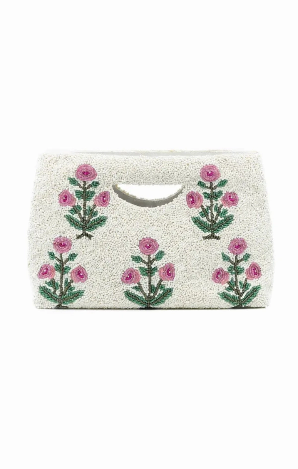 Top Handle Beaded Bag