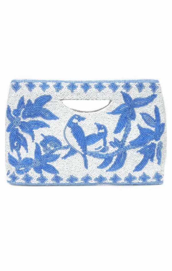 Top Handle Beaded Bag