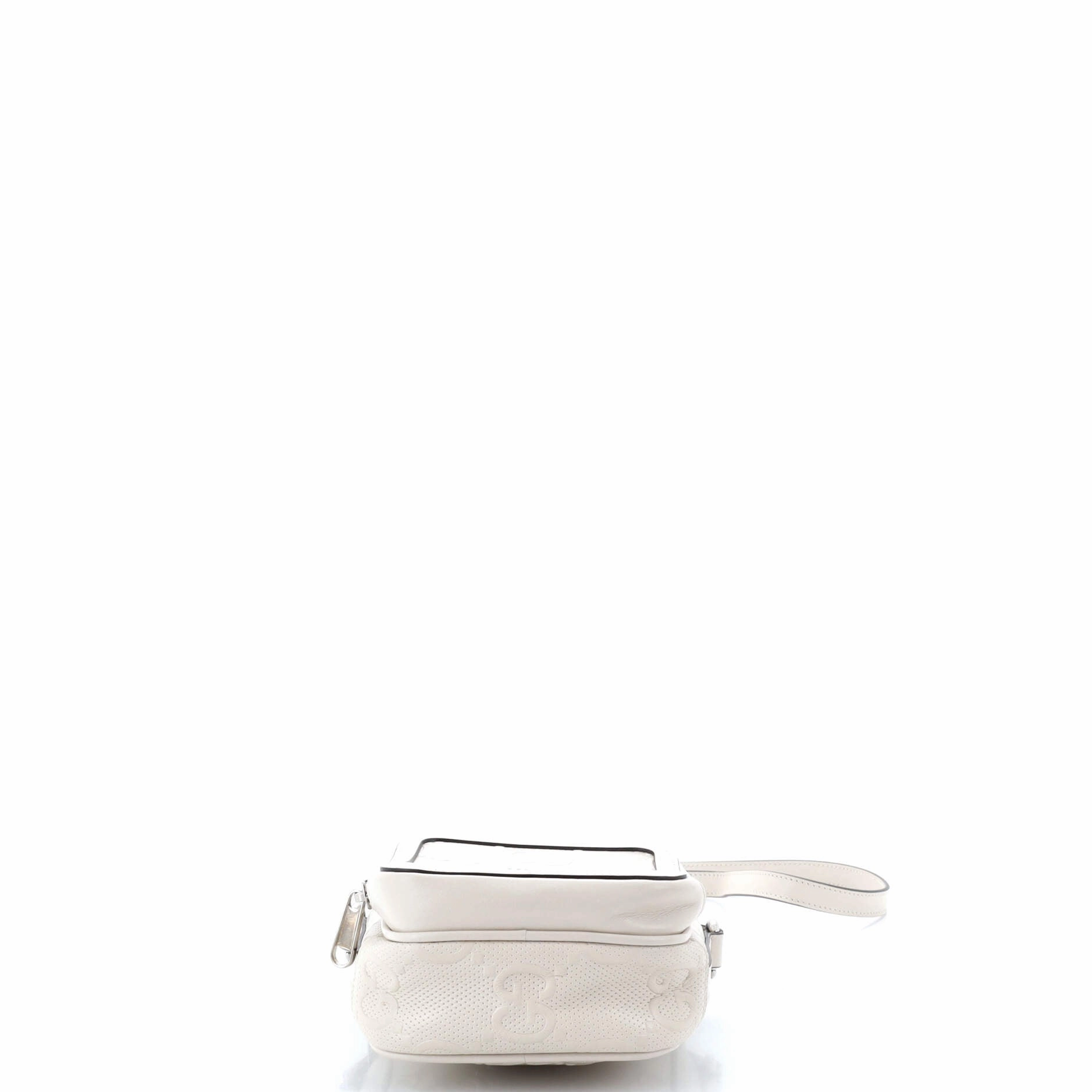 Top Handle Crossbody Bag GG Embossed Perforated Leather Mini
