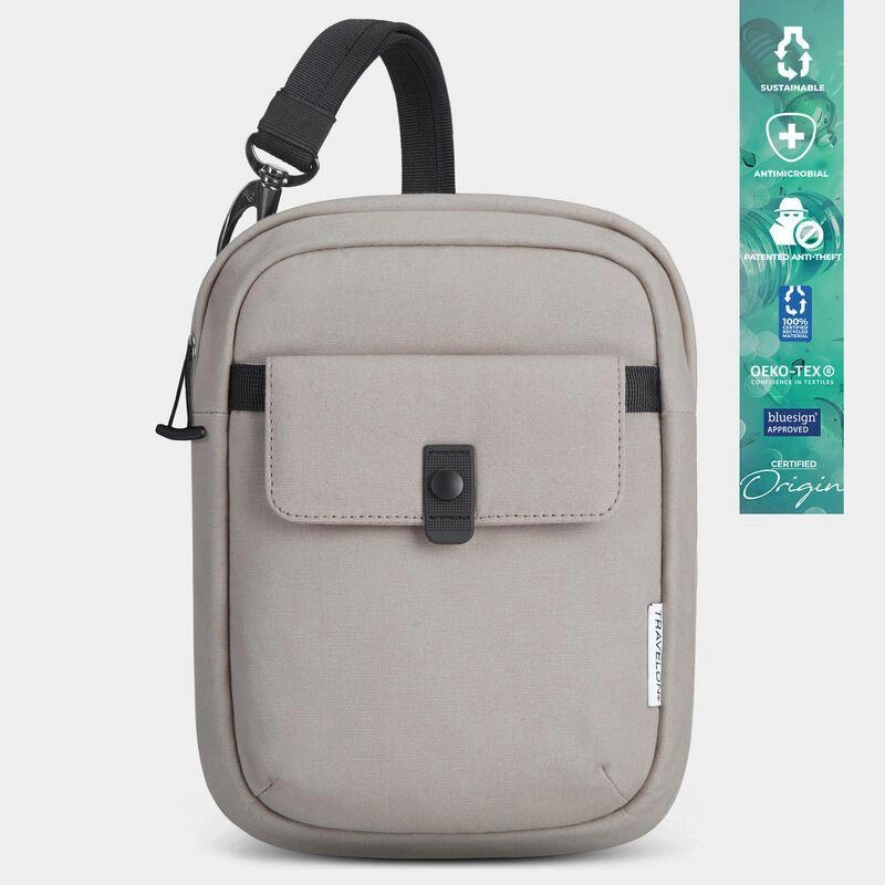 Travelon Origin Sustainable Antimicrobial Anti-Theft Slim Bag