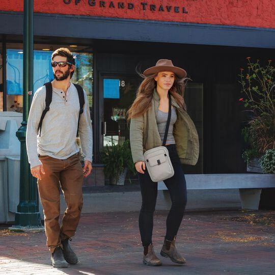 Travelon Origin Sustainable Antimicrobial Anti-Theft Slim Bag
