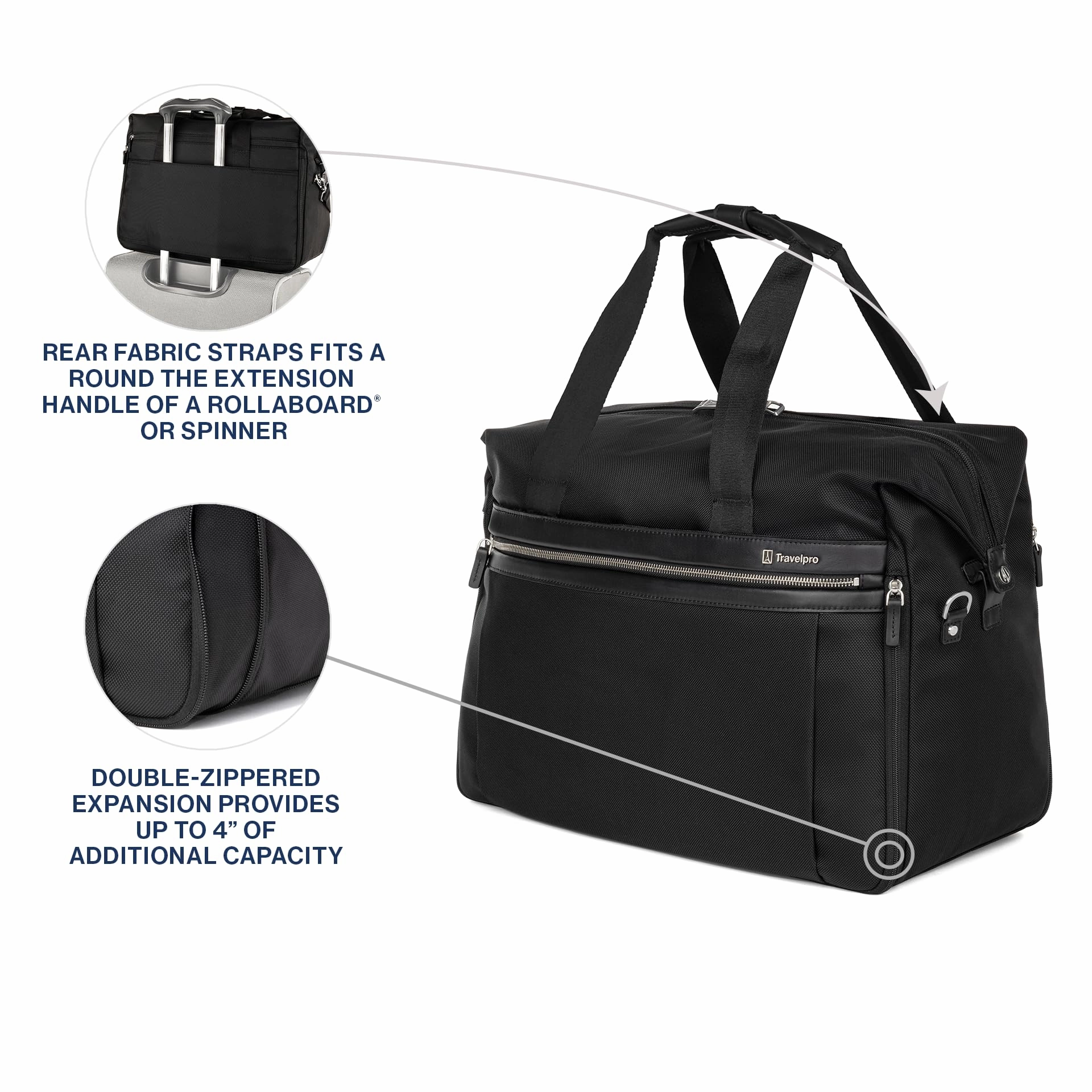 Travelpro Platinum Elite Carry on Soft Travel Duffel Bag (19 Inch)