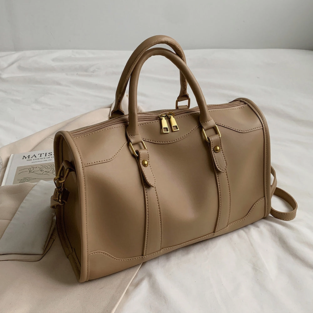 Trendy  Solid Color Pillow Duffle Shoulder Bag