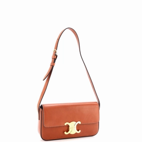 Triomphe East-West Shoulder Bag Smooth Calfskin