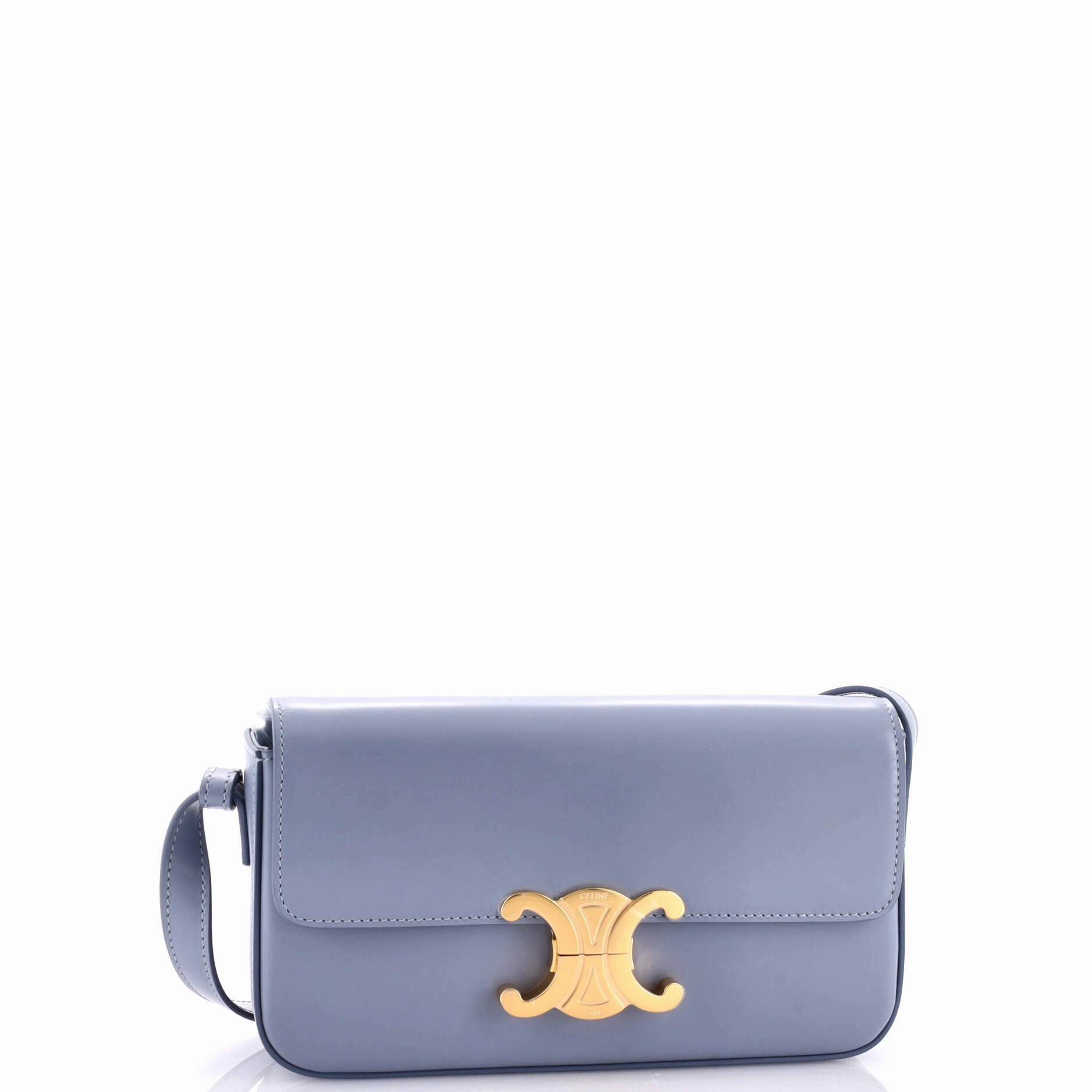 Triomphe East-West Shoulder Bag Smooth Calfskin