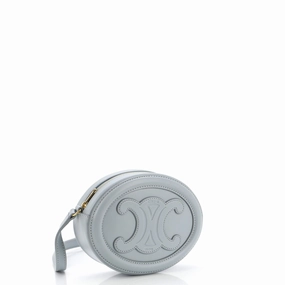 Triomphe Oval Crossbody Bag Leather