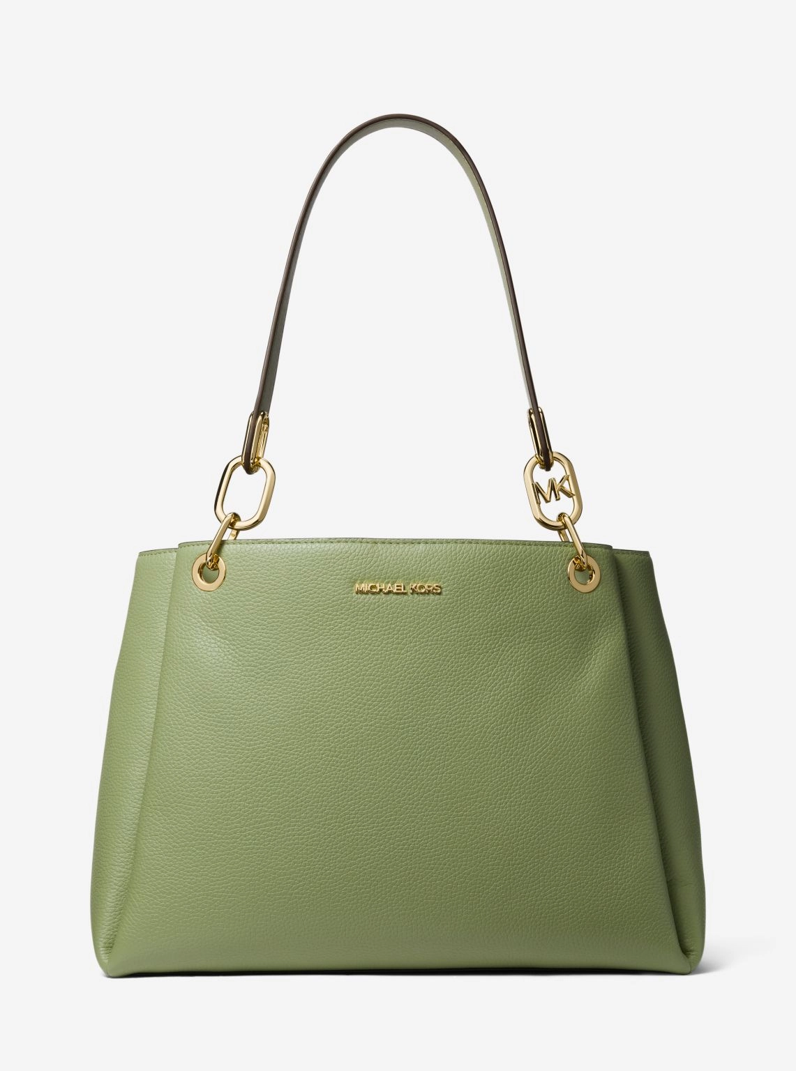 Trisha Large Pebbled Leather Shoulder Bag