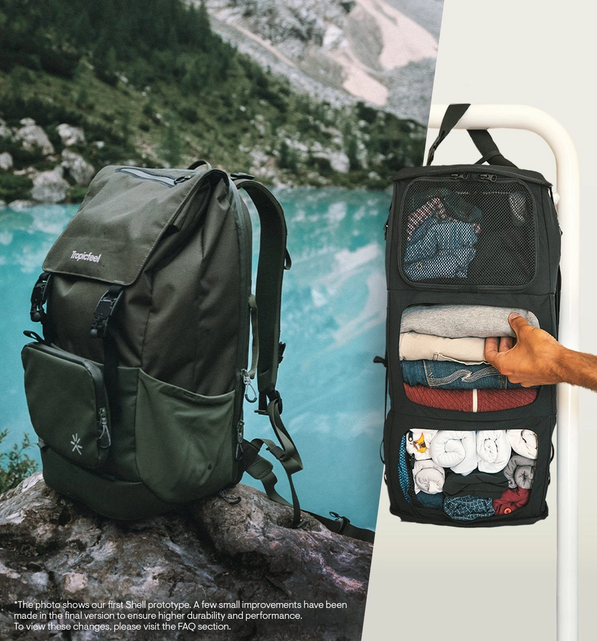 Tropicfeel Shell 1.0 - Modern-Day Travel Backpack