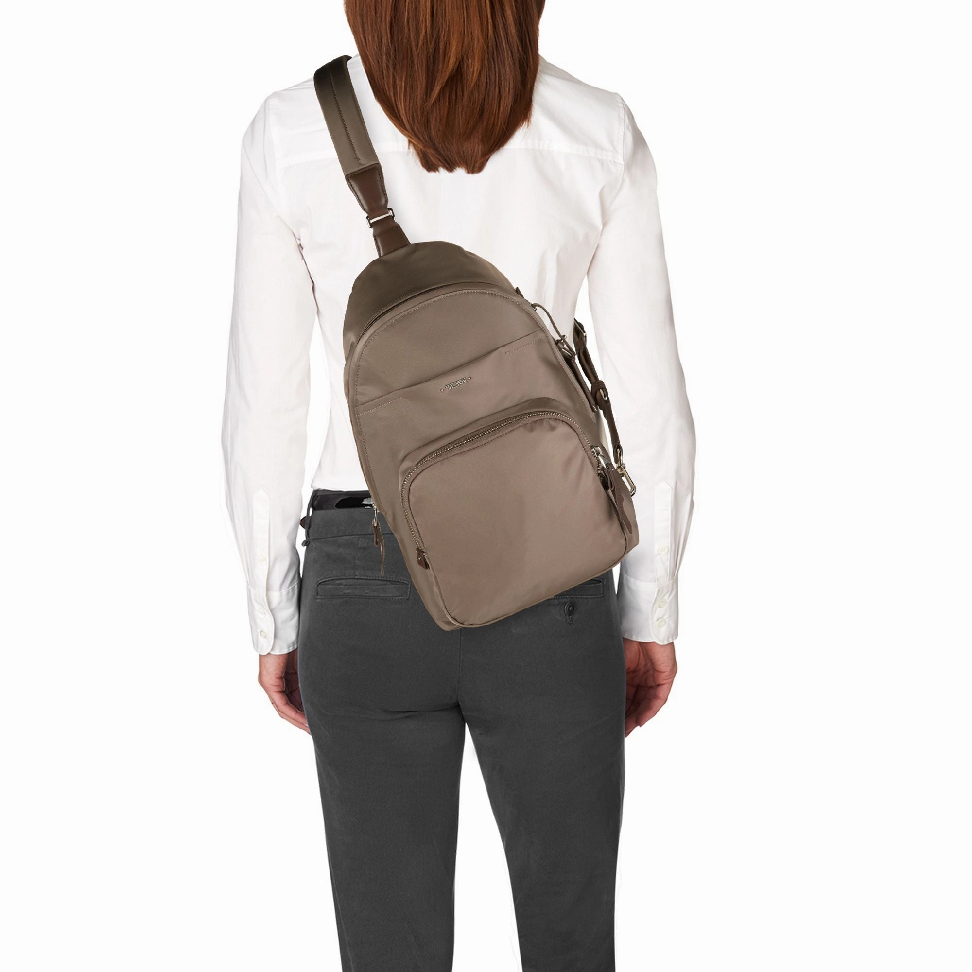TUMI Voyageur Brive Sling Backpack Peony Floral