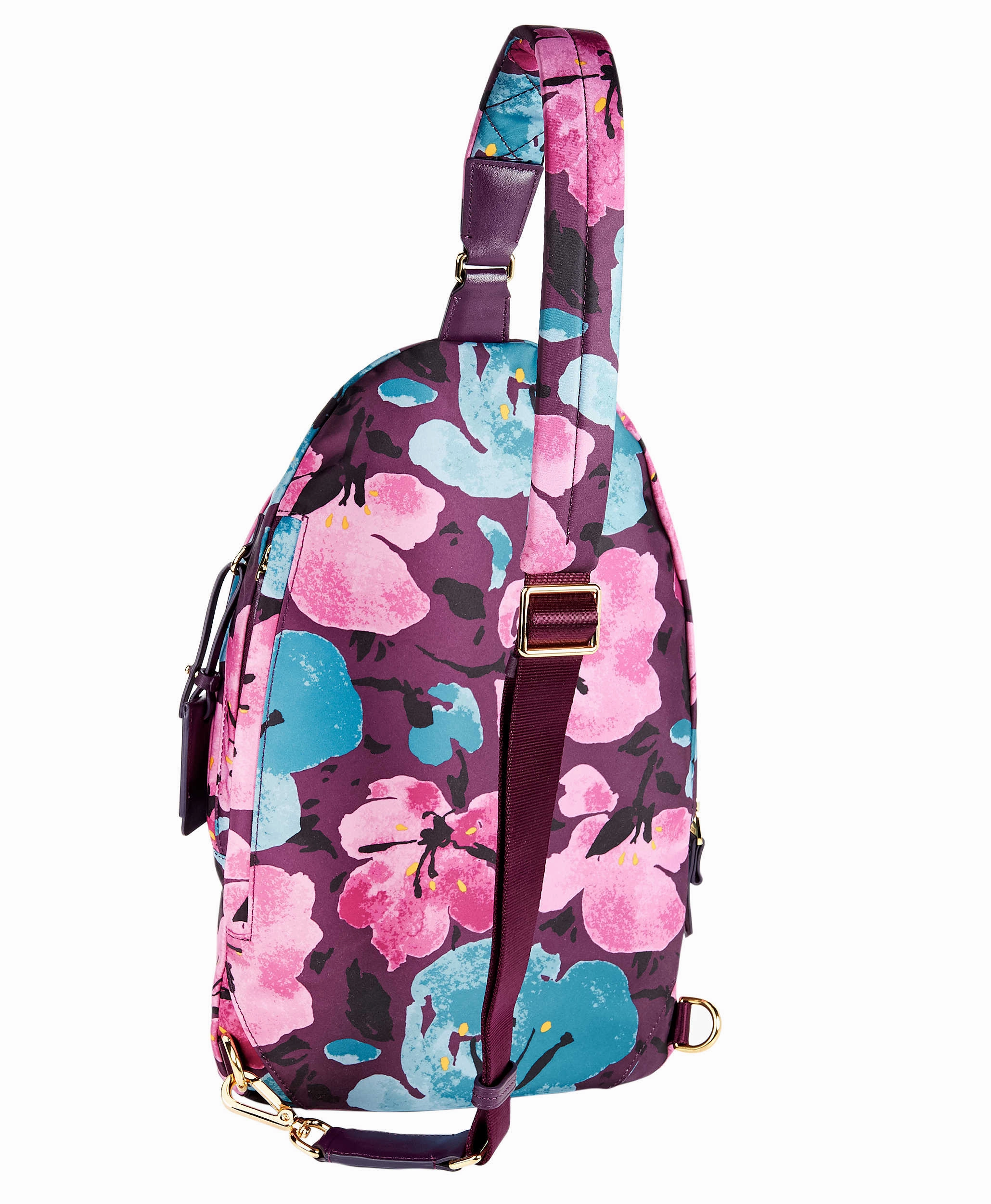 TUMI Voyageur Brive Sling Backpack Peony Floral