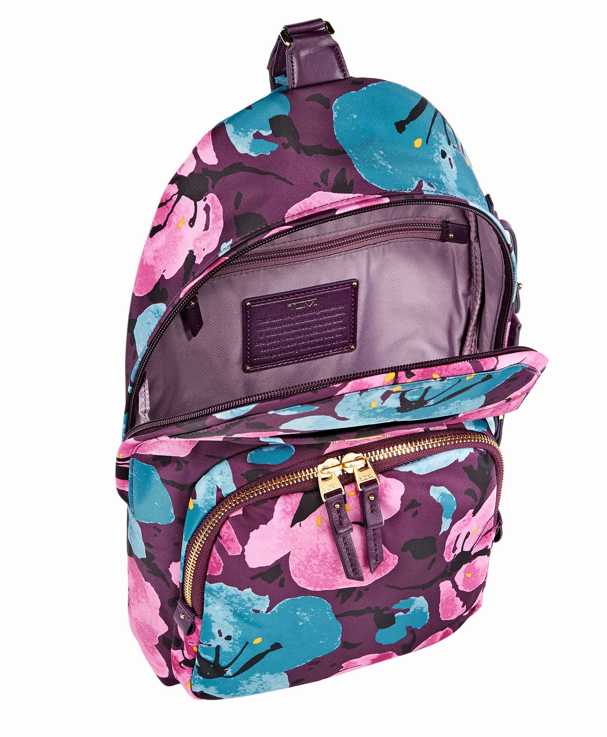 TUMI Voyageur Brive Sling Backpack Peony Floral