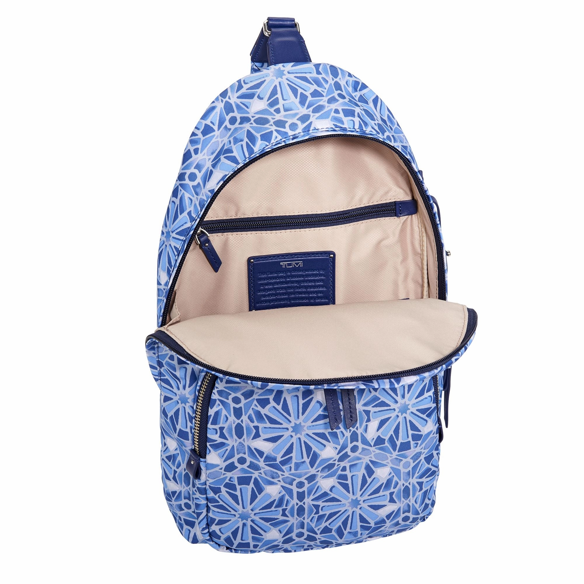 TUMI Voyageur Brive Sling Backpack Peony Floral