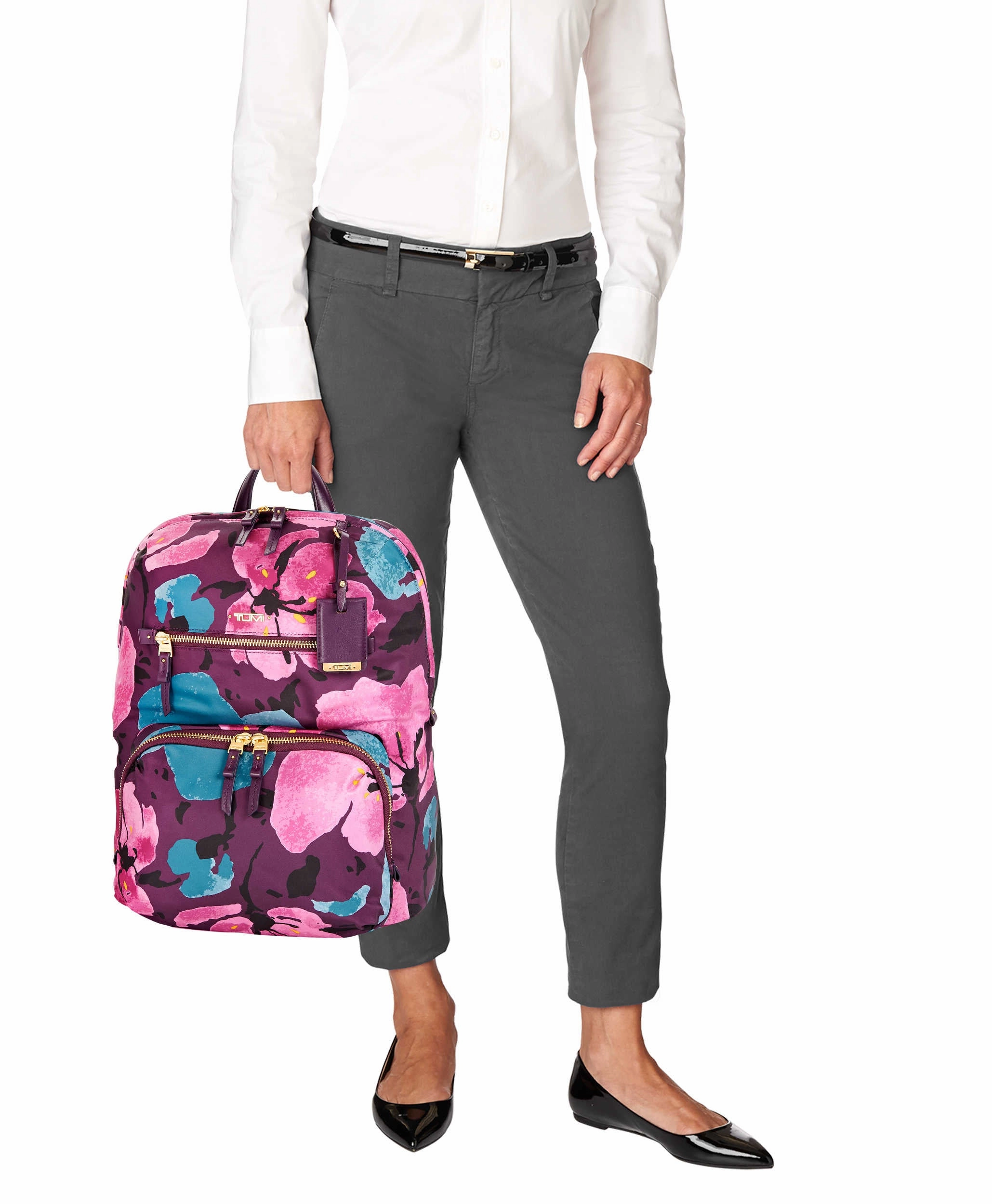 TUMI Voyageur Halle Backpack Aubergine