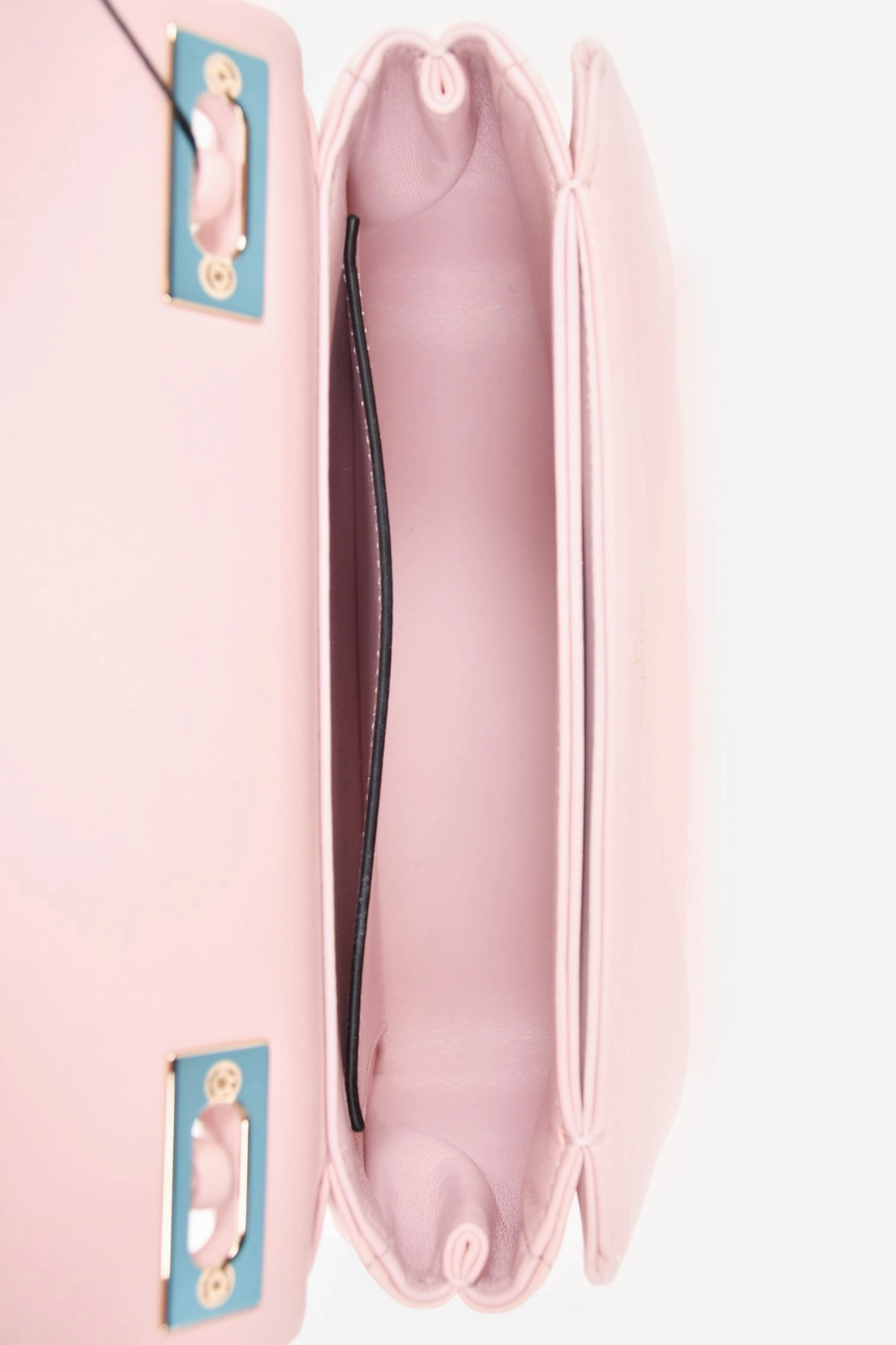 Valentino Baby Pink One Stud Flap Chain Bag