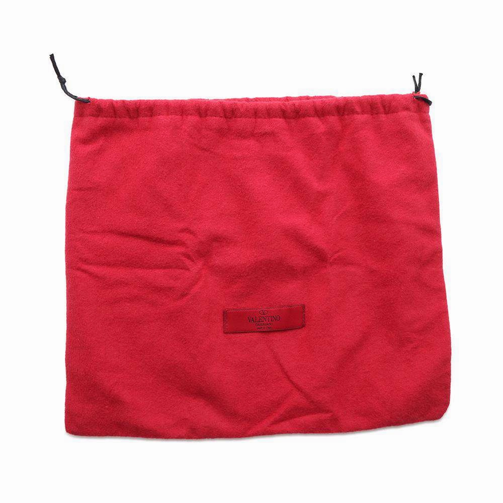 Valentino Garavani Studded Shoulder Bag Gray/Red/Green/Pink Leather