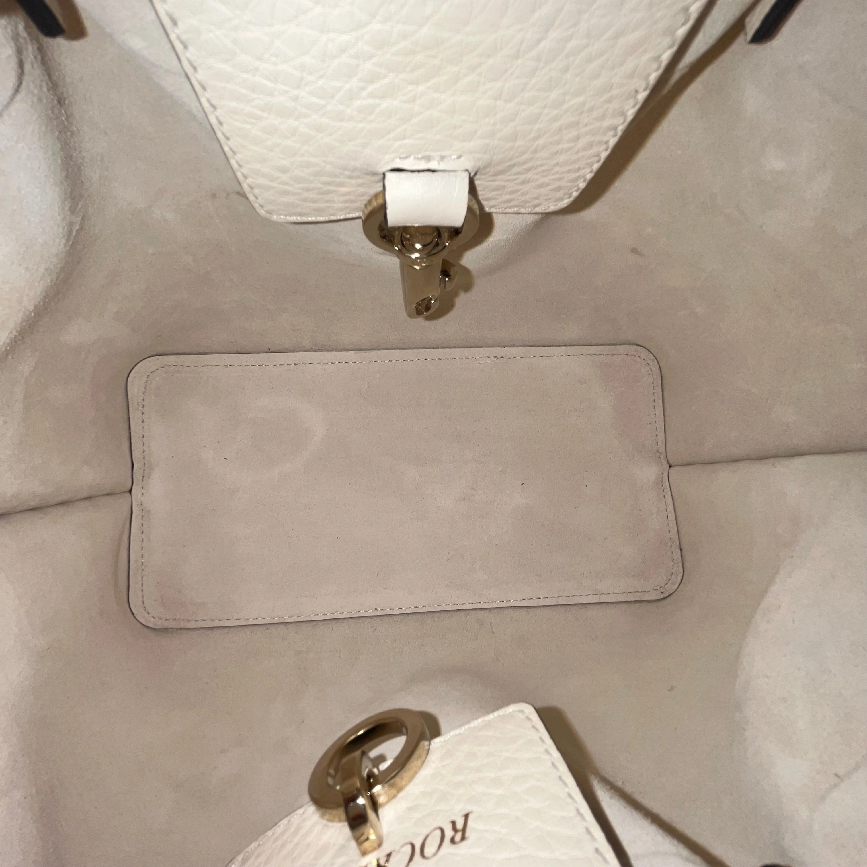 VALENTINO Rockstud Small Grained Calfskin Tote Bag