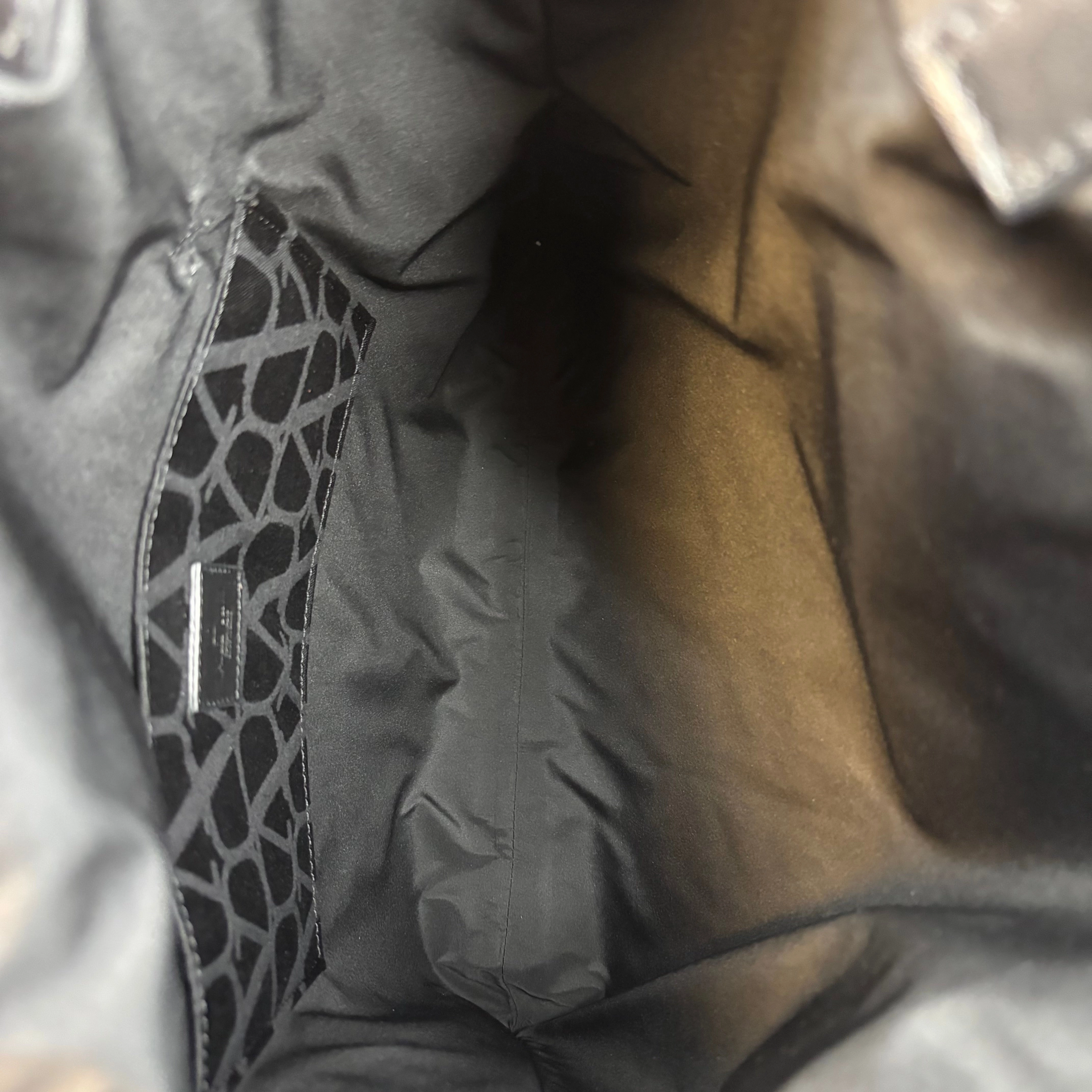 VALENTINO V Jacquard Foldable Tote Bag