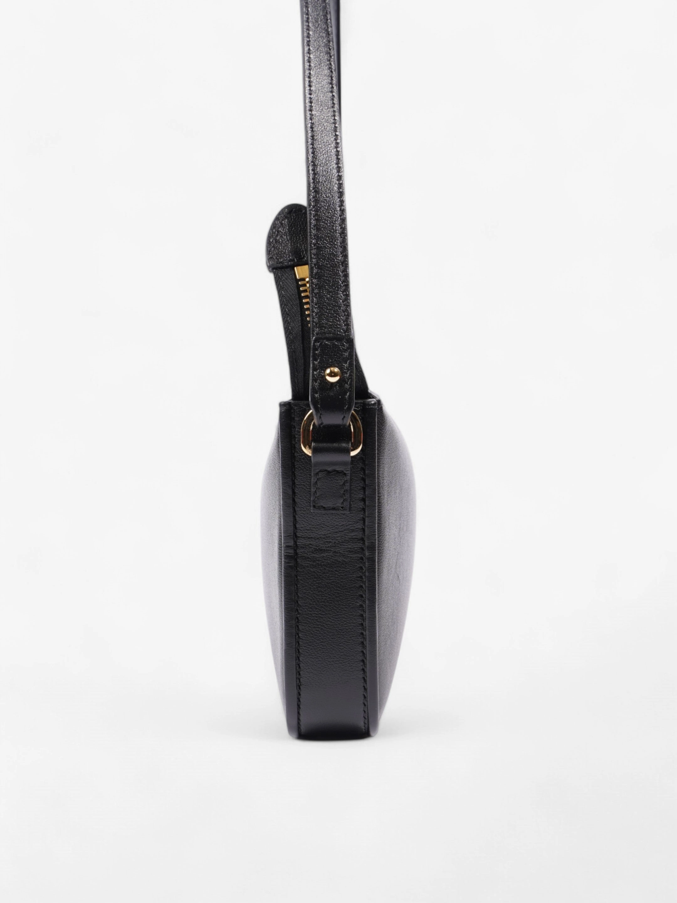 Valentino VLogo Signature Crossbody Black Calfskin Leather Mini