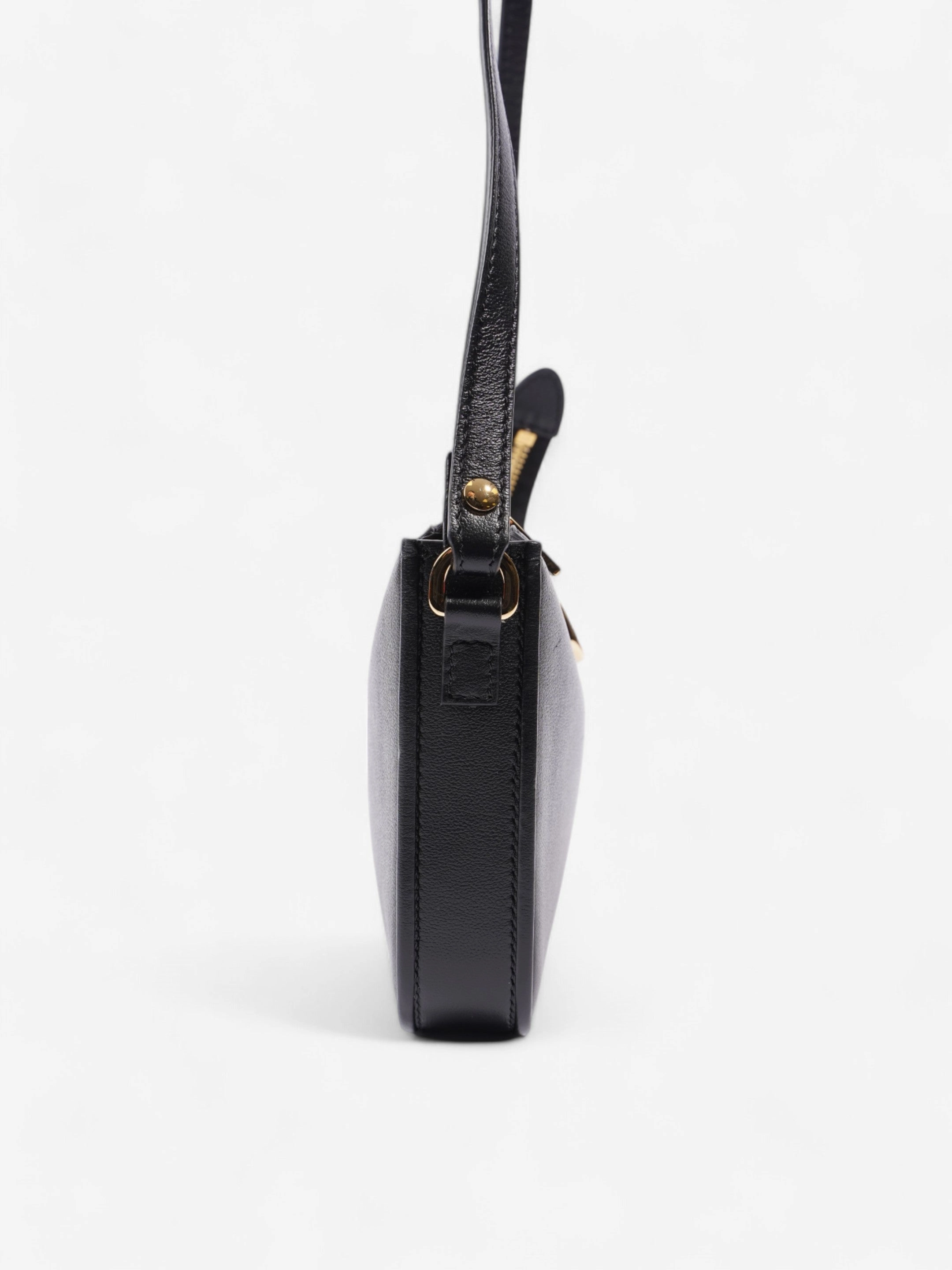 Valentino VLogo Signature Crossbody Black Calfskin Leather Mini