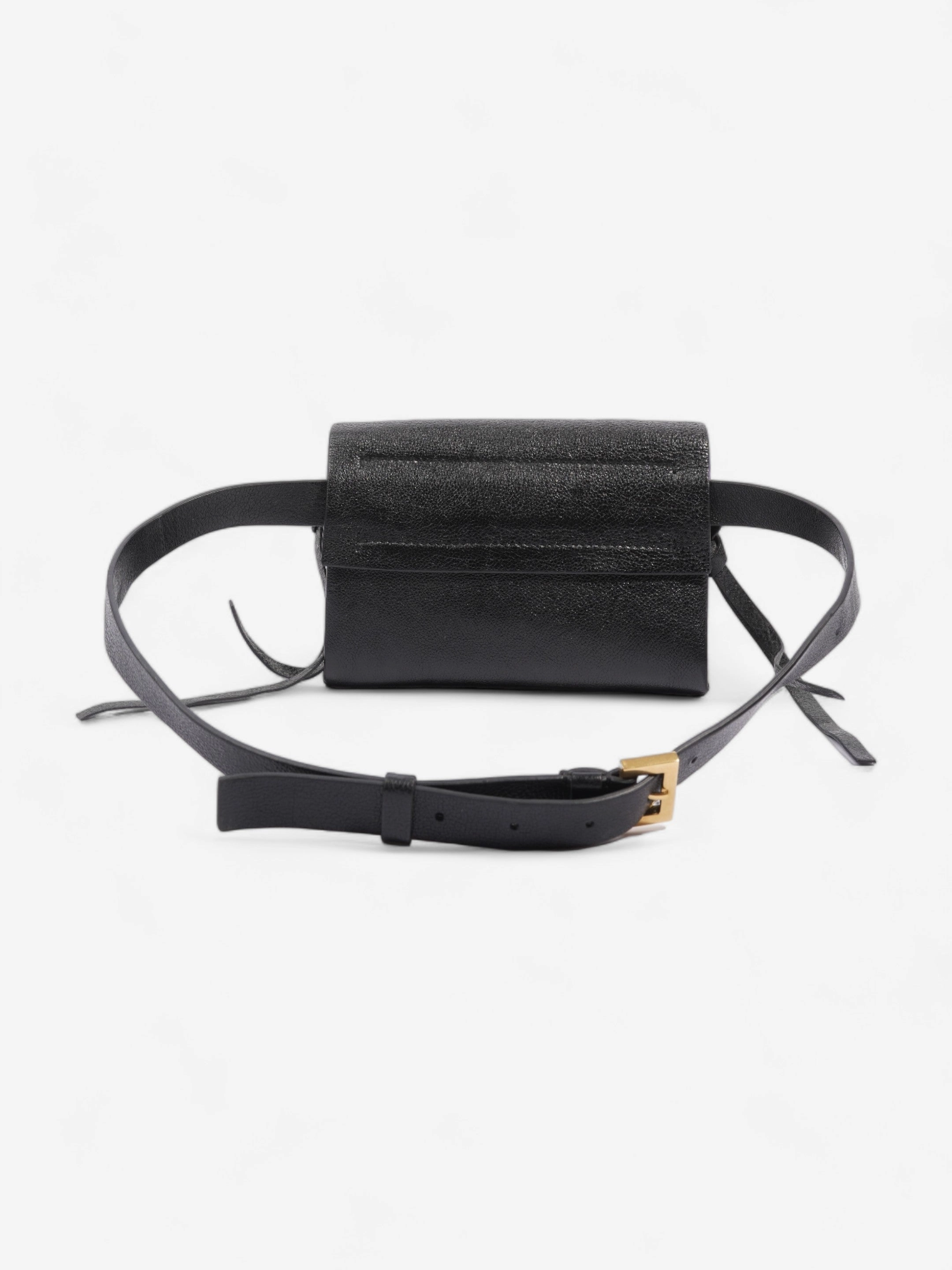 Valentino VRING Crossbody Bag Black Leather