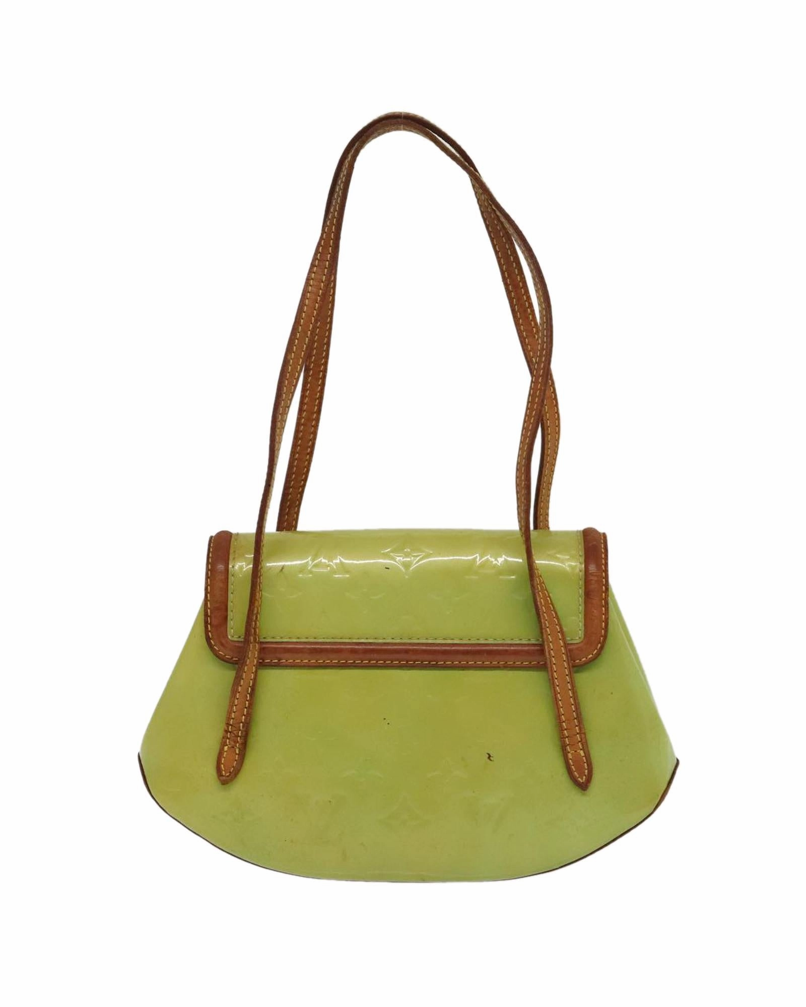 Vernis Biscayne Bay PM Shoulder Bag in Peppermint Finish