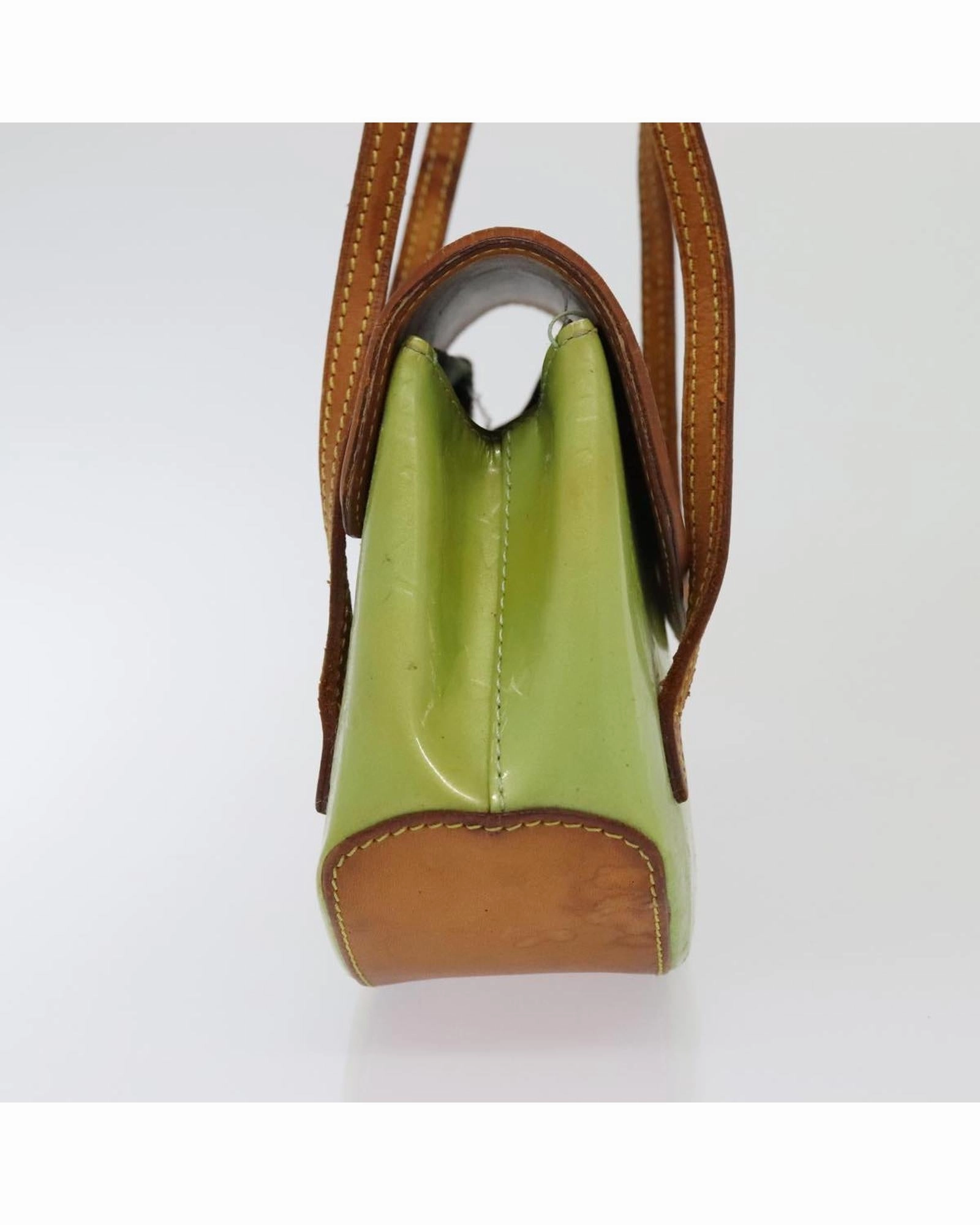 Vernis Biscayne Bay PM Shoulder Bag in Peppermint Finish