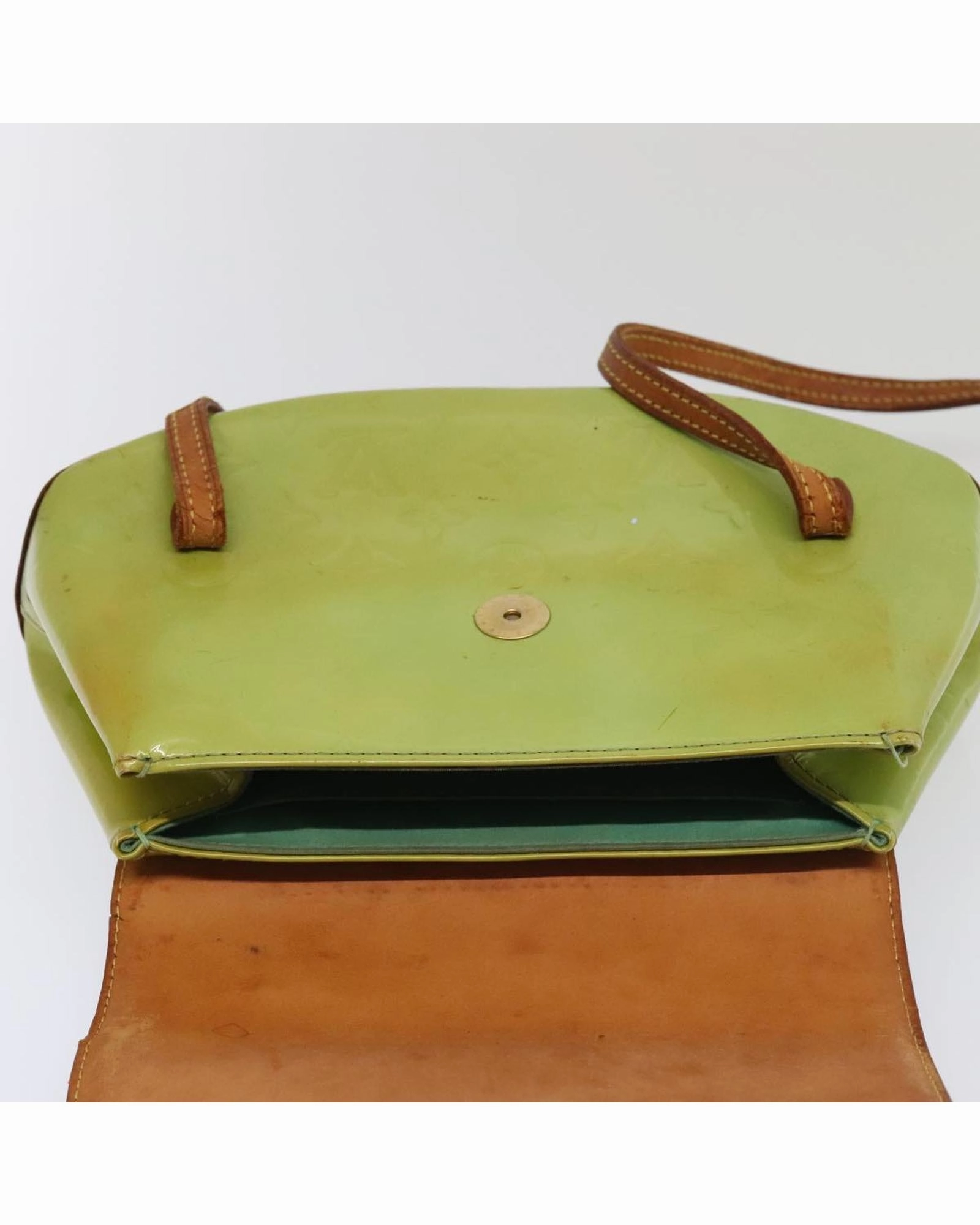 Vernis Biscayne Bay PM Shoulder Bag in Peppermint Finish