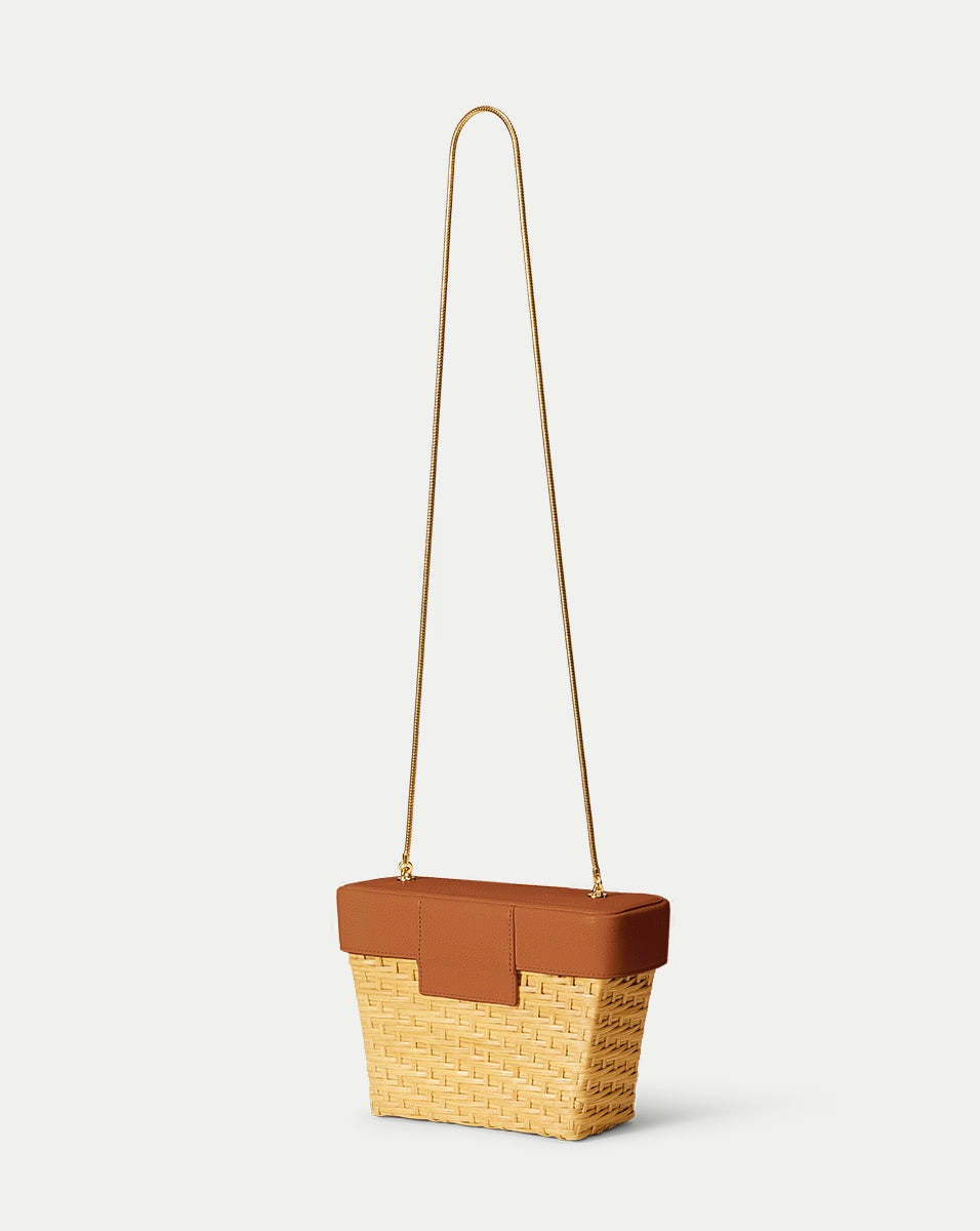 Veronica Beard Lock Box Trap Bag