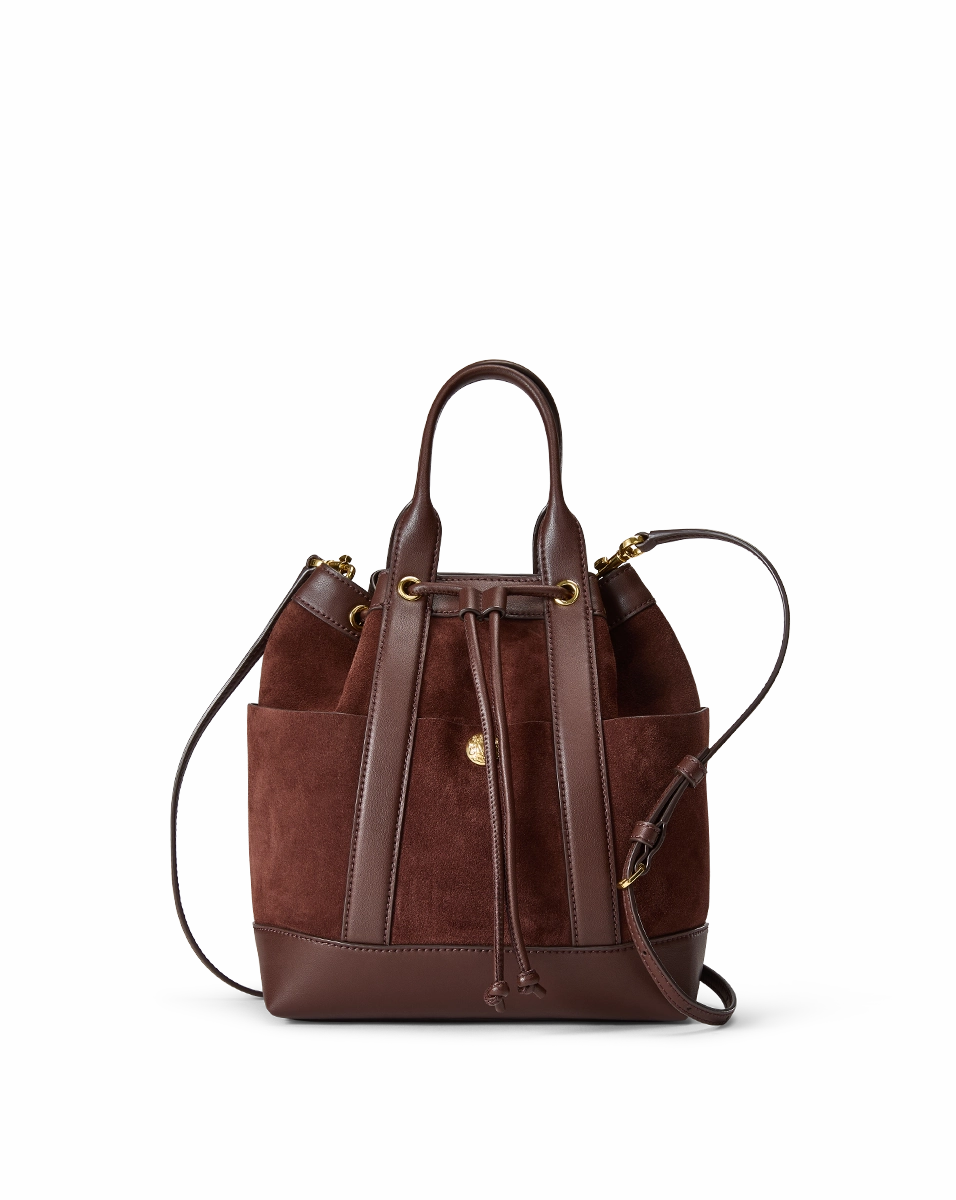 Veronica Beard Suede Goody Bag