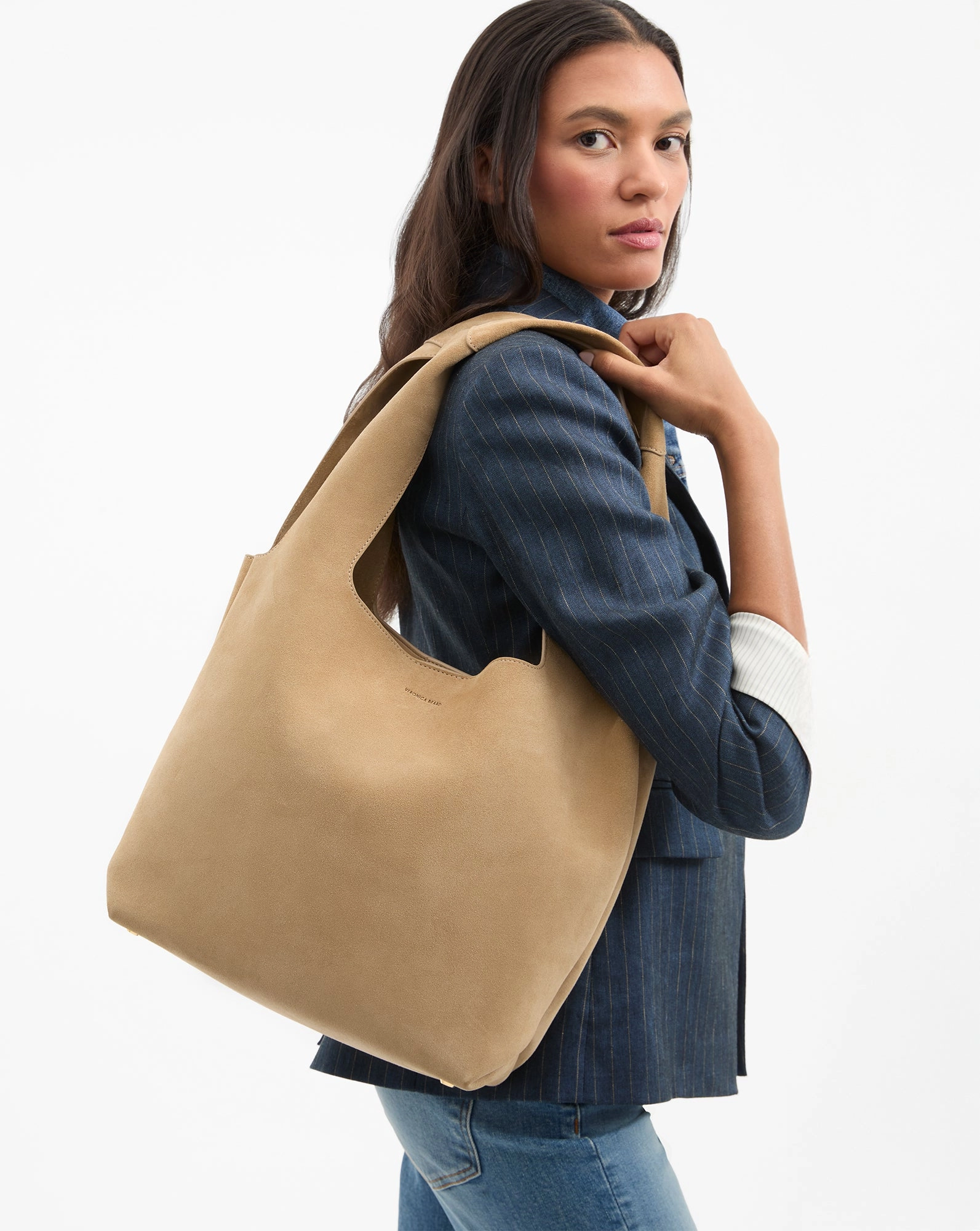 Veronica Beard Suede Sling Bag
