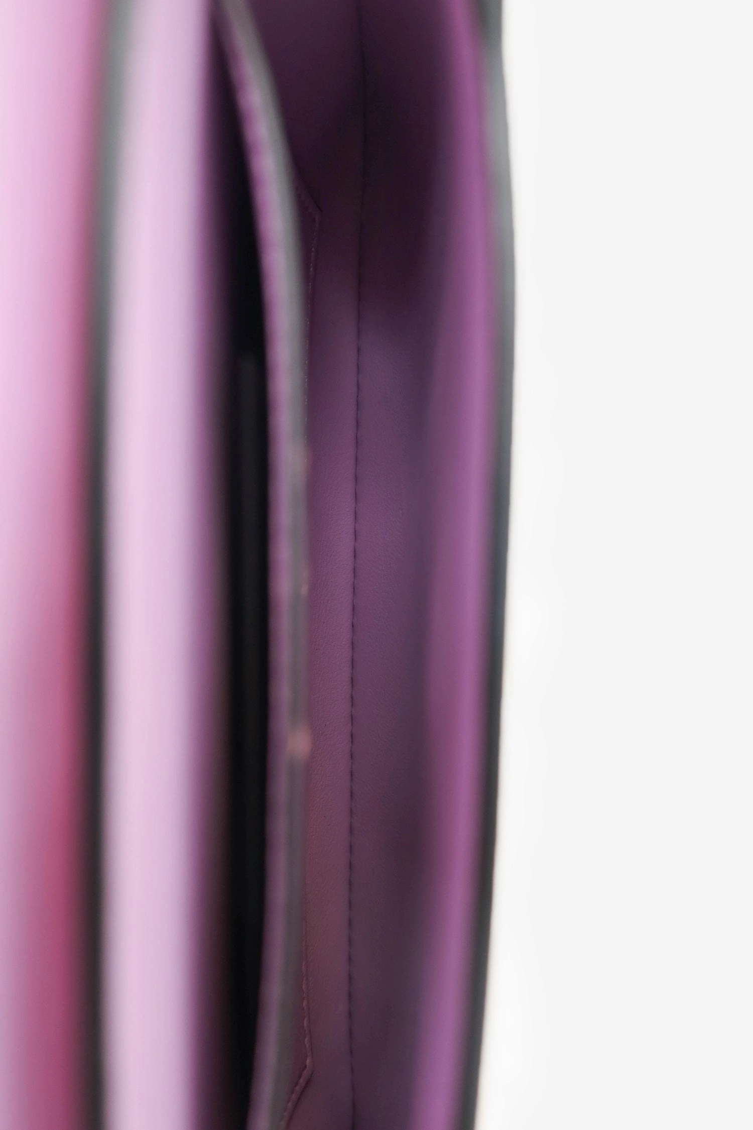Versace Pink Leather La Medusa Envelope Clutch