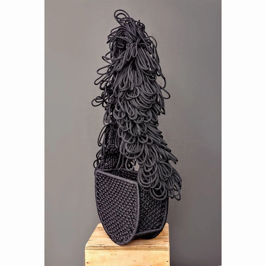 Vevani Shaggy Handle Handbag