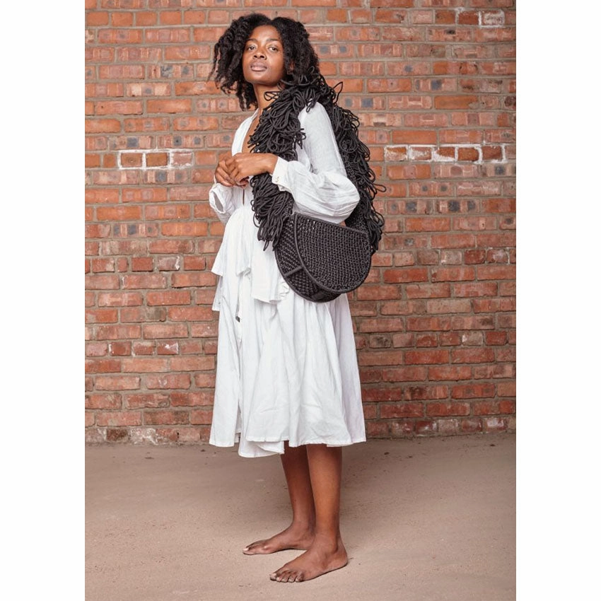 Vevani Shaggy Handle Handbag