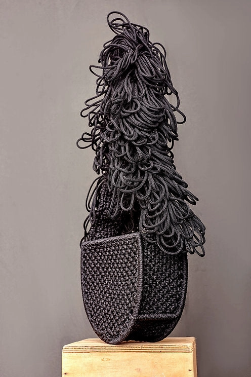 Vevani Shaggy Handle Handbag