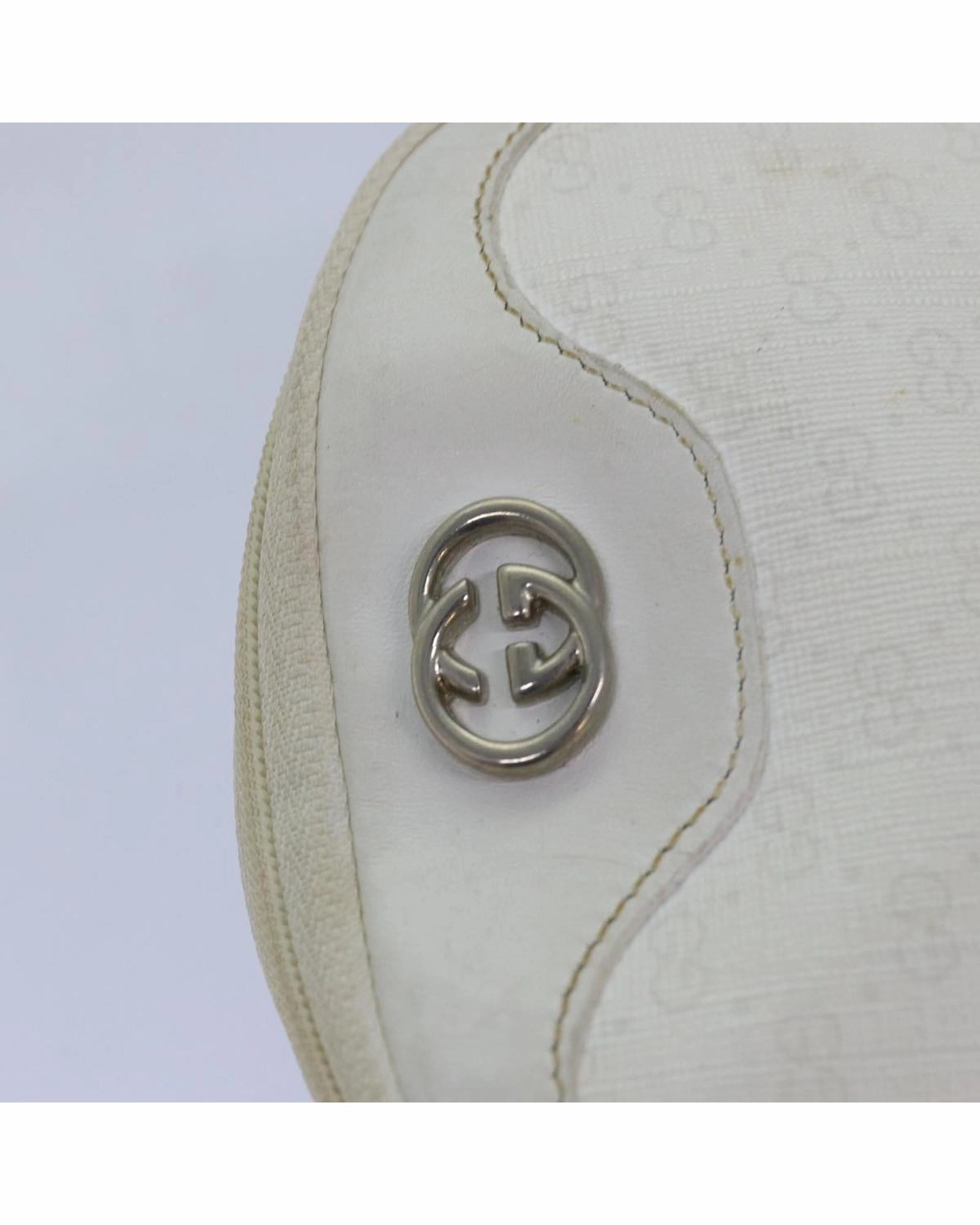 Vintage GG Canvas Round Shoulder Bag