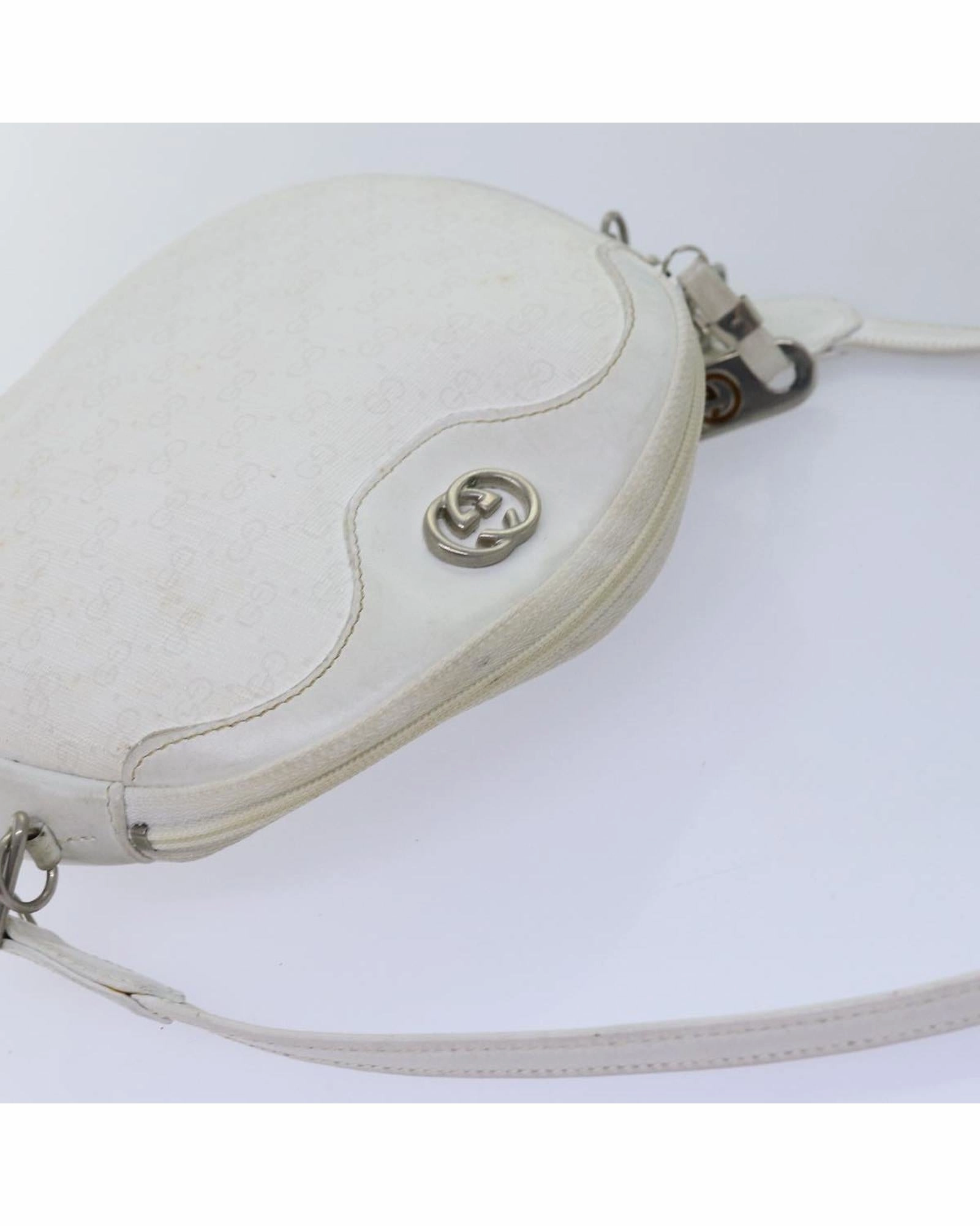 Vintage GG Canvas Round Shoulder Bag