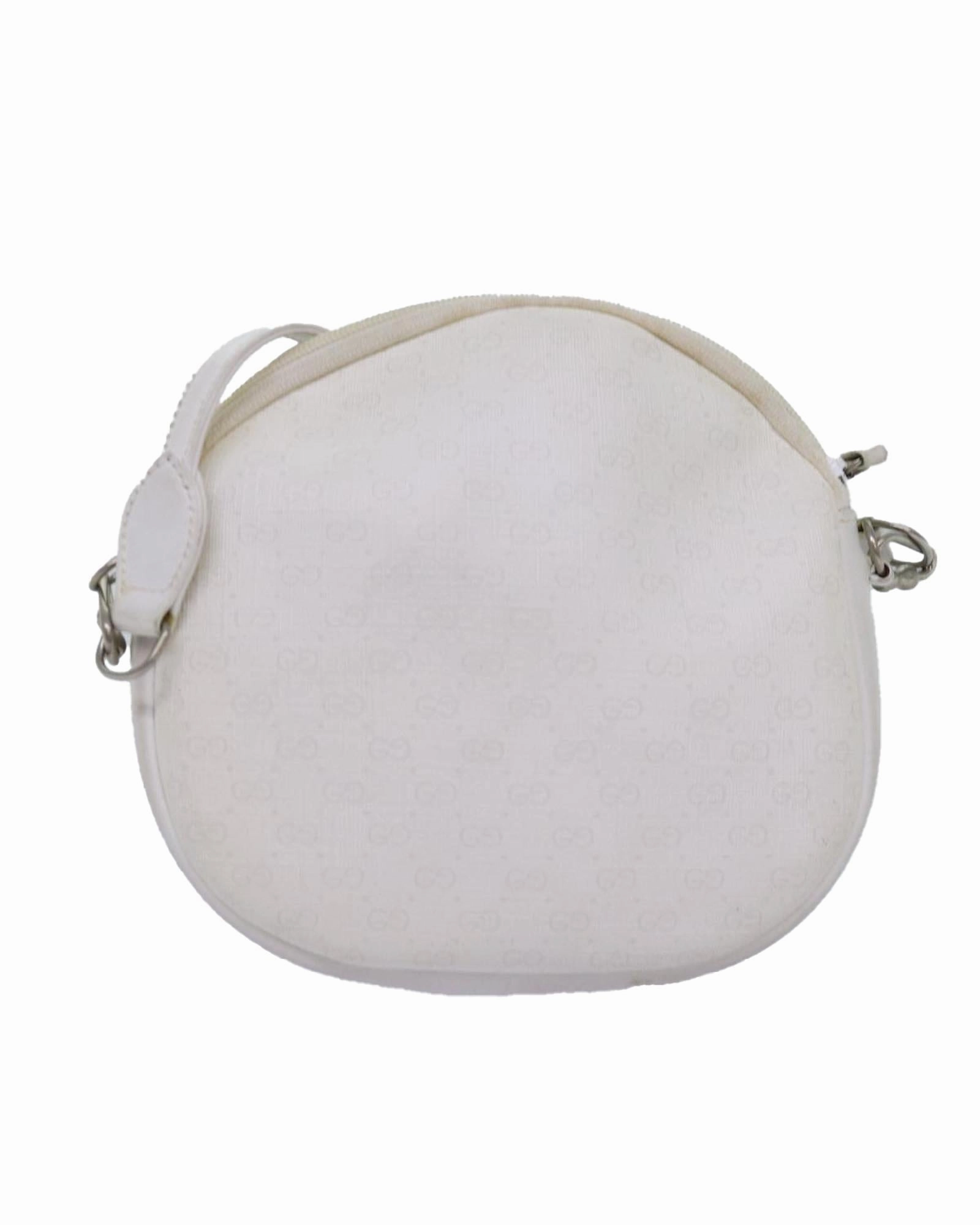 Vintage GG Canvas Round Shoulder Bag
