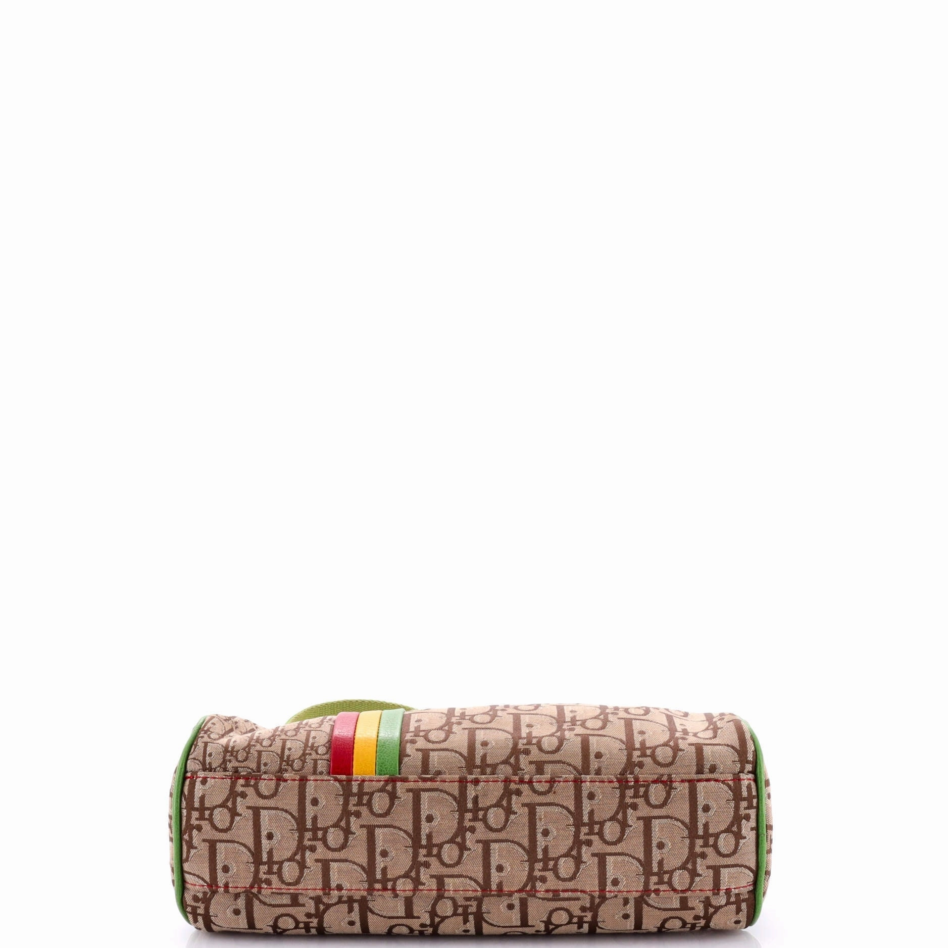Vintage Rasta Shoulder Bag Diorissimo Canvas Medium
