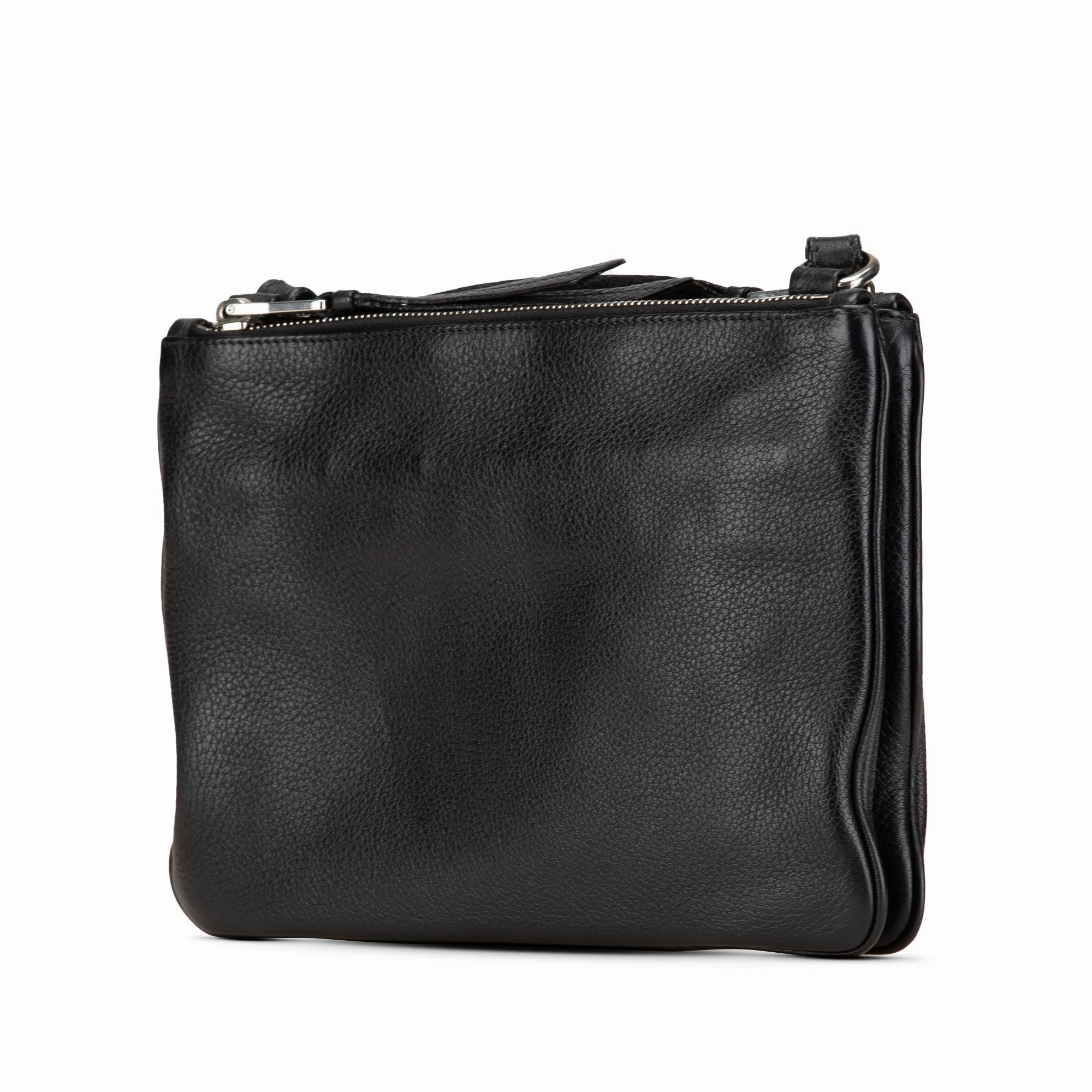 Vitello Phenix Double Zip Crossbody