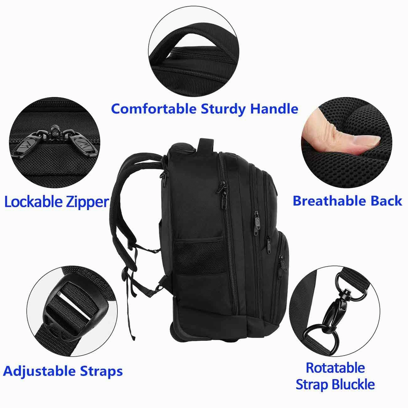 Wheeled Laptop Backpack