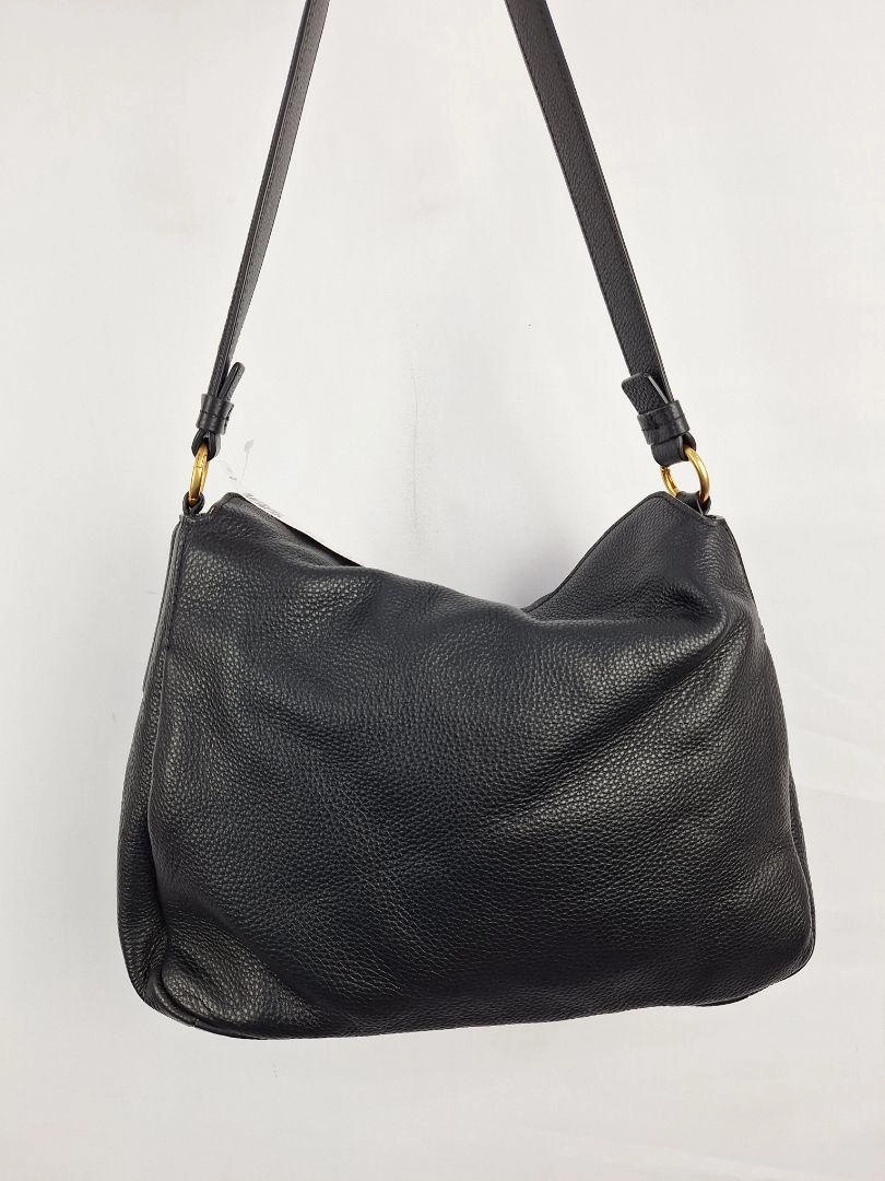 Witchery Soft Pebble Leather Hobo Flap Shoulder Bag Size None
