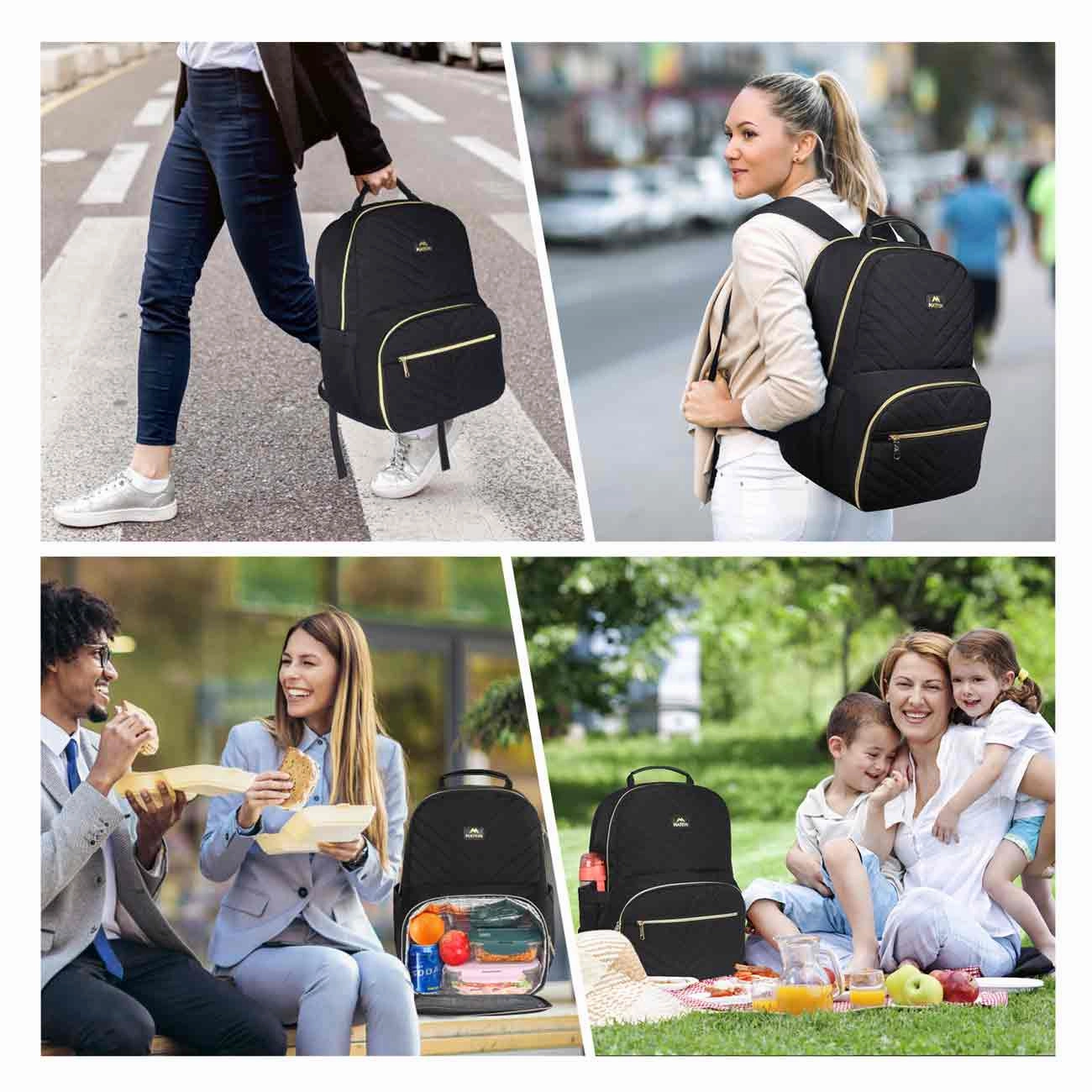 Women Backpack with Lunch Box Compartment