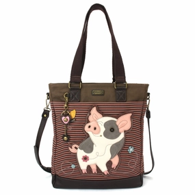 Work Tote - Spotted Pig Pink